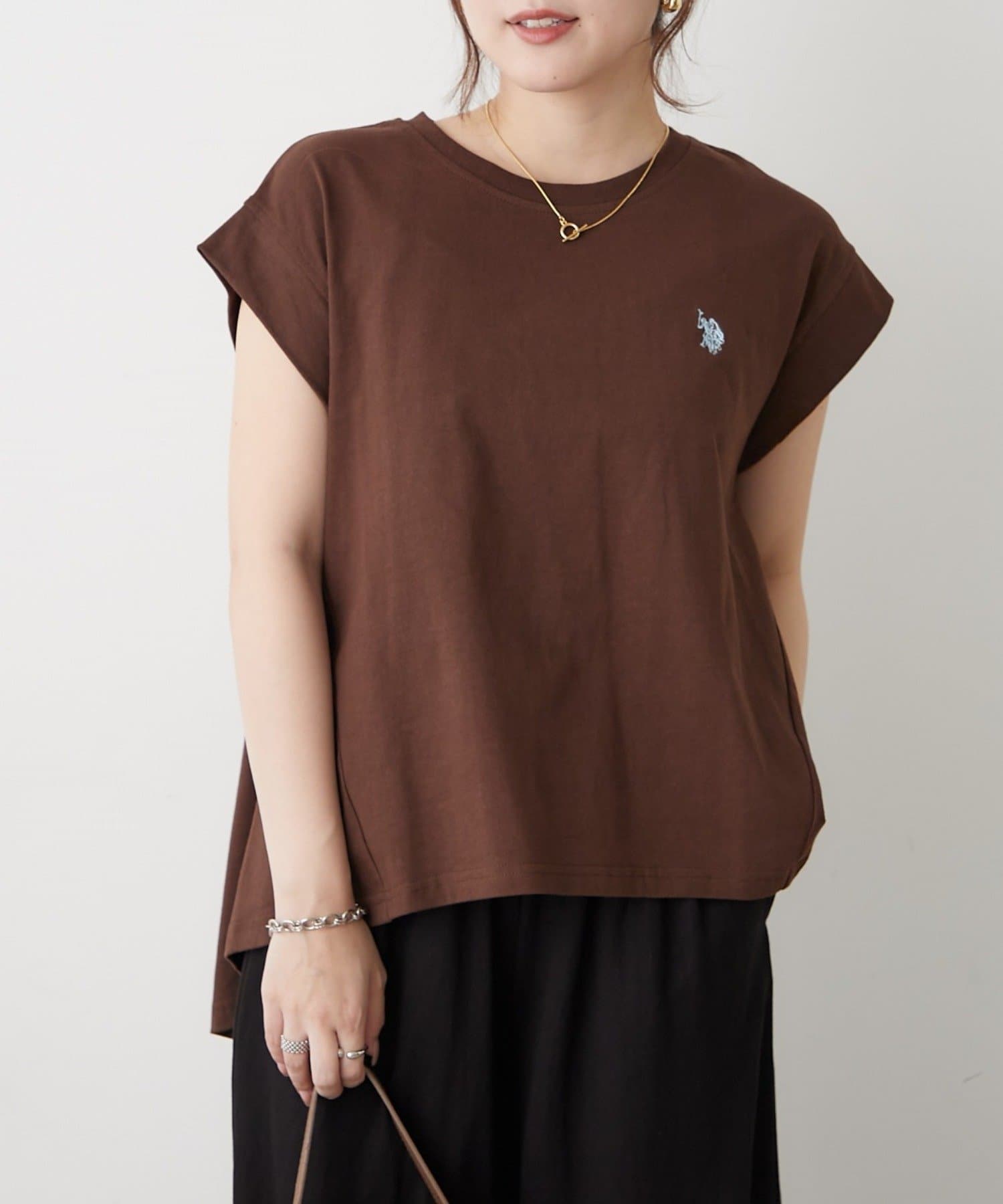 Remind me and forever(リマインドミーアンドフォーエバー) 【U.S. POLO ASSN.】接触冷感フレンチ袖Tシャツ