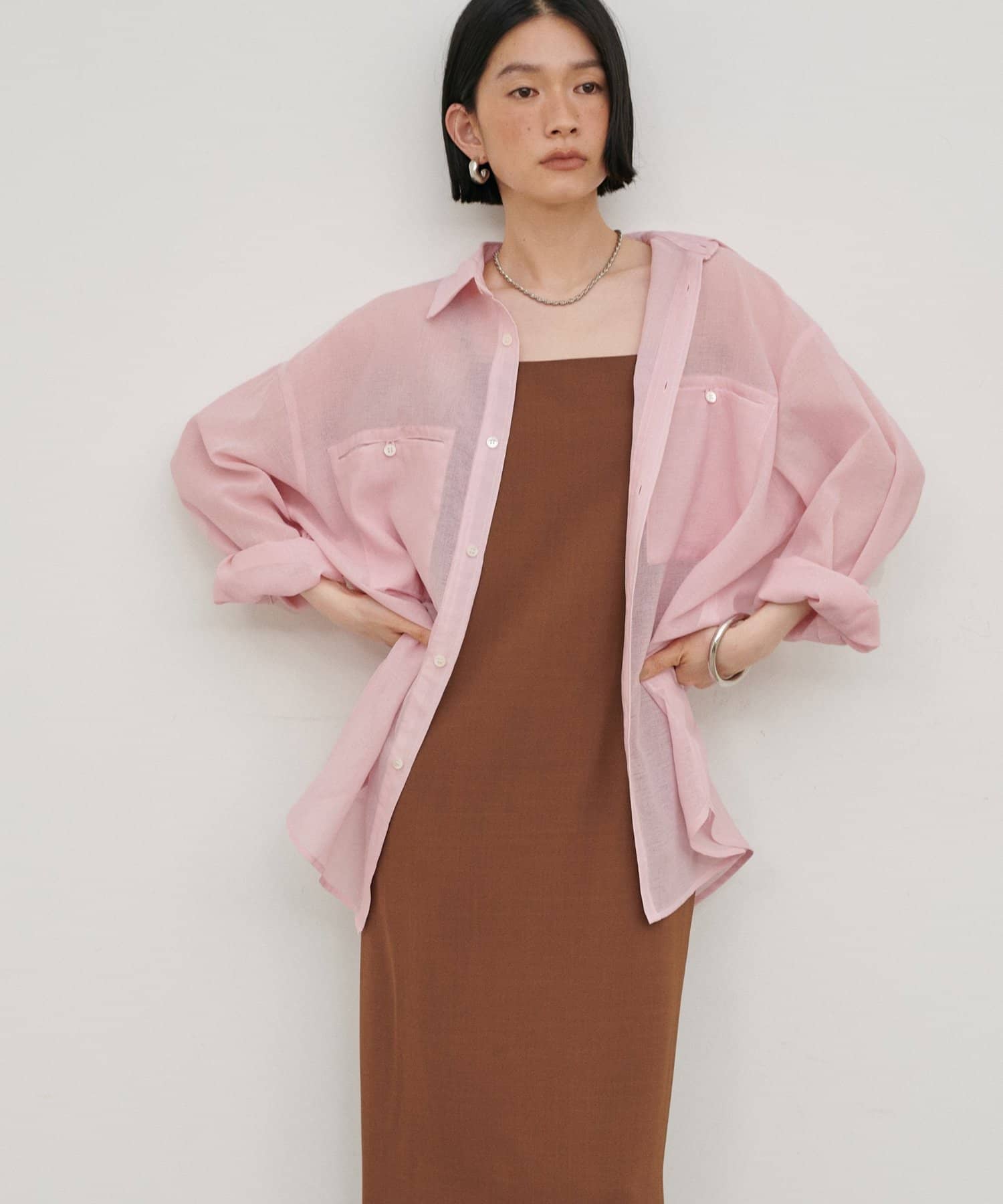 LARUTA(ラルータ) シアーマルチWAYシャツ