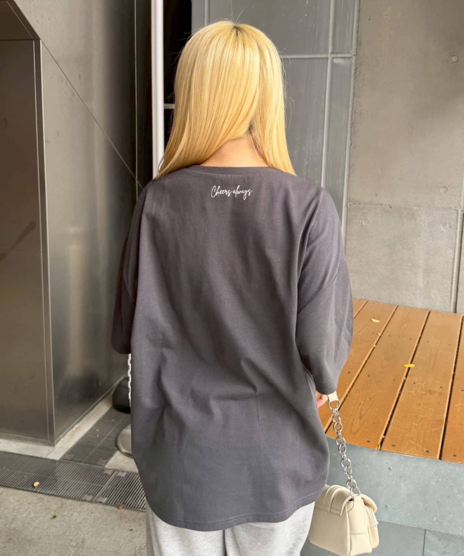 NICE CLAUP / OLIVE des OLIVE OUTLET(ナイスクラップ  / オリーブ デ オリーブ アウトレット) 【continuer】レースロゴ×色々ロゴBIGT