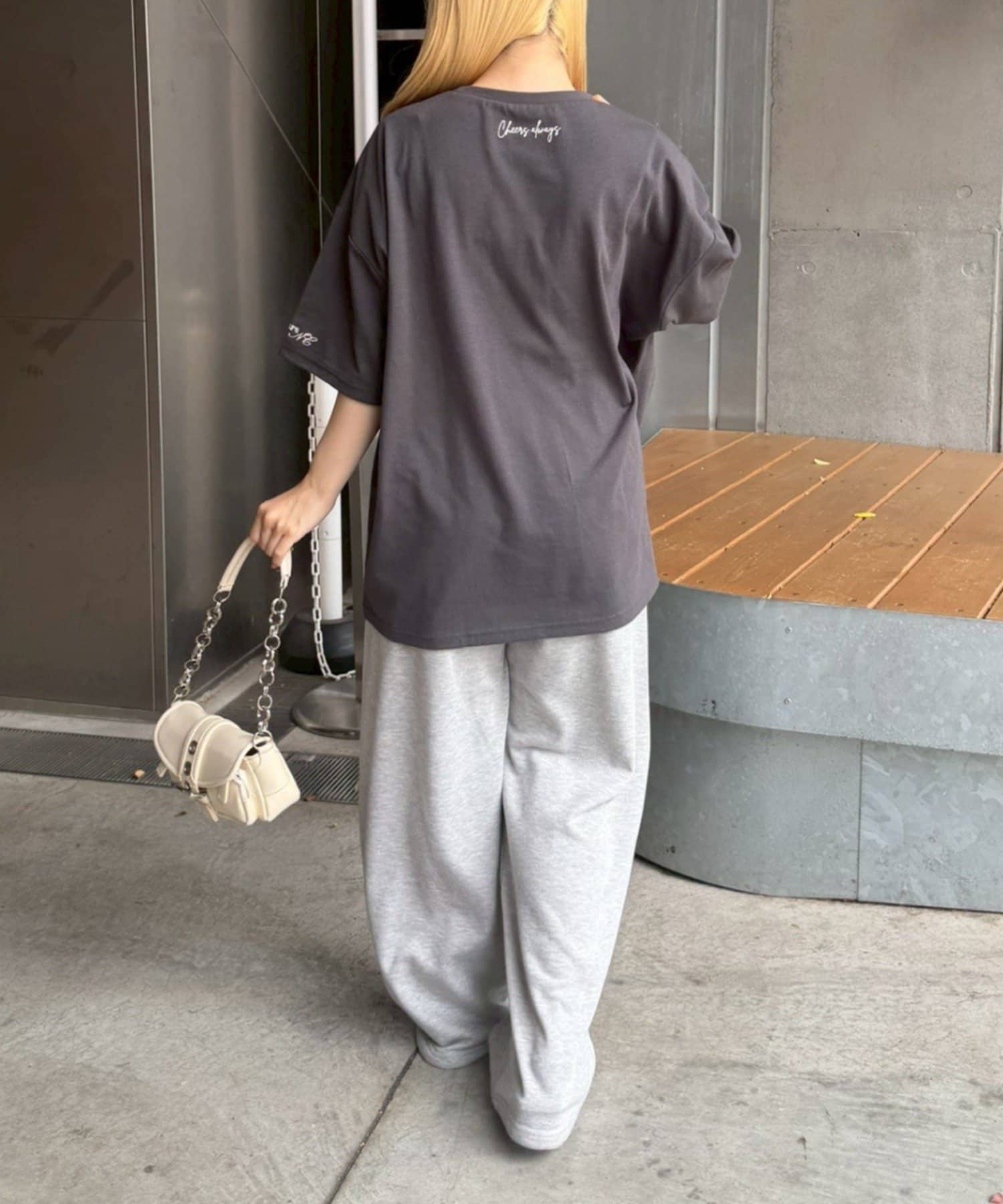 NICE CLAUP / OLIVE des OLIVE OUTLET(ナイスクラップ  / オリーブ デ オリーブ アウトレット) 【continuer】レースロゴ×色々ロゴBIGT