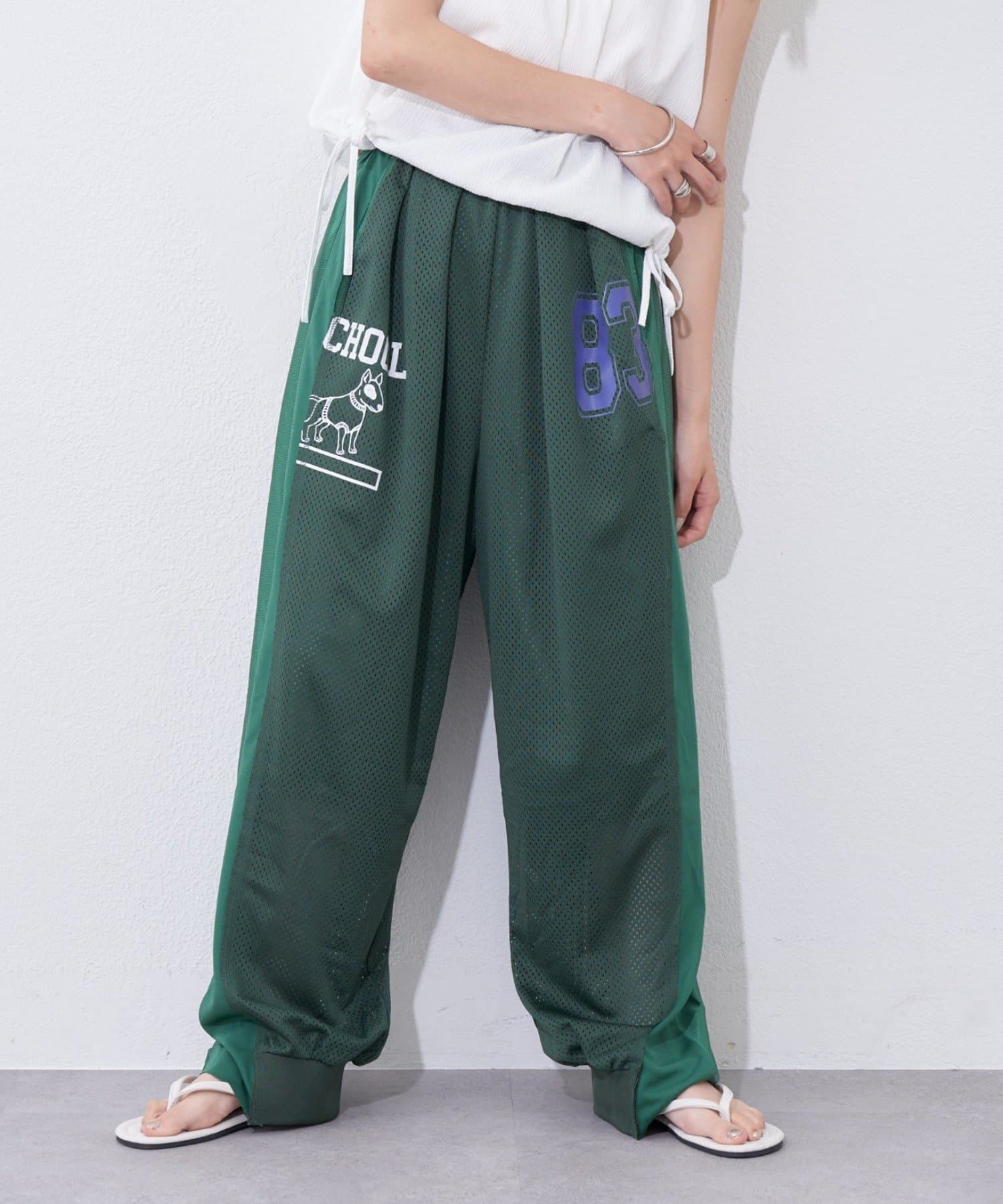 CIAOPANIC TYPY(チャオパニックティピー) 【etsinta】メッシュバレルイージーパンツ