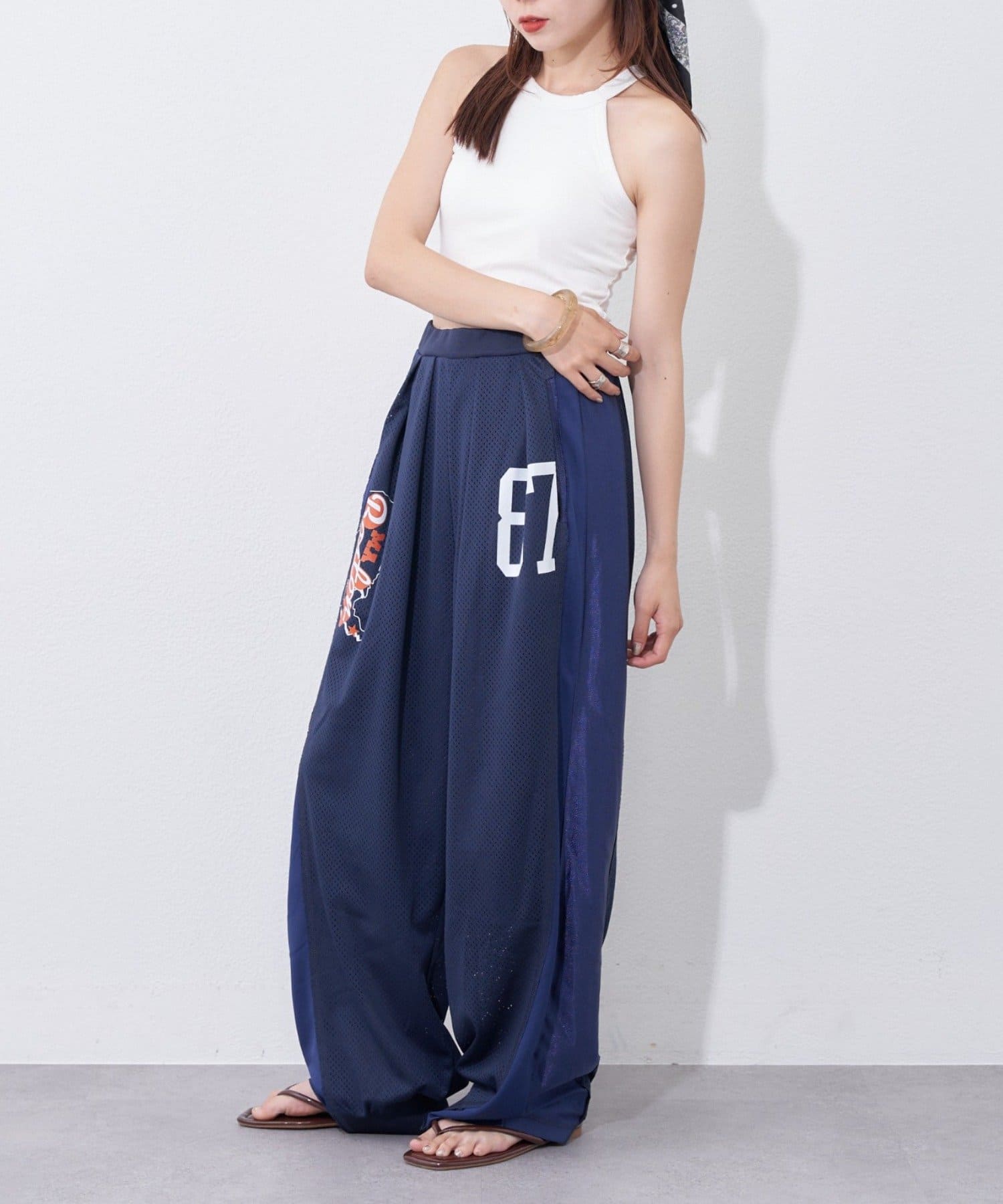CIAOPANIC TYPY(チャオパニックティピー) 【etsinta】メッシュバレルイージーパンツ