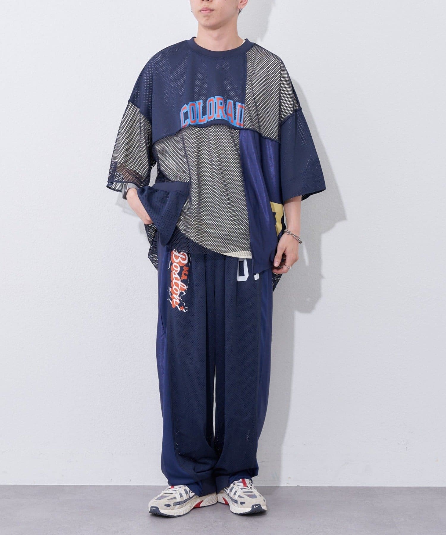 CIAOPANIC TYPY(チャオパニックティピー) 【etsinta】メッシュバレルイージーパンツ