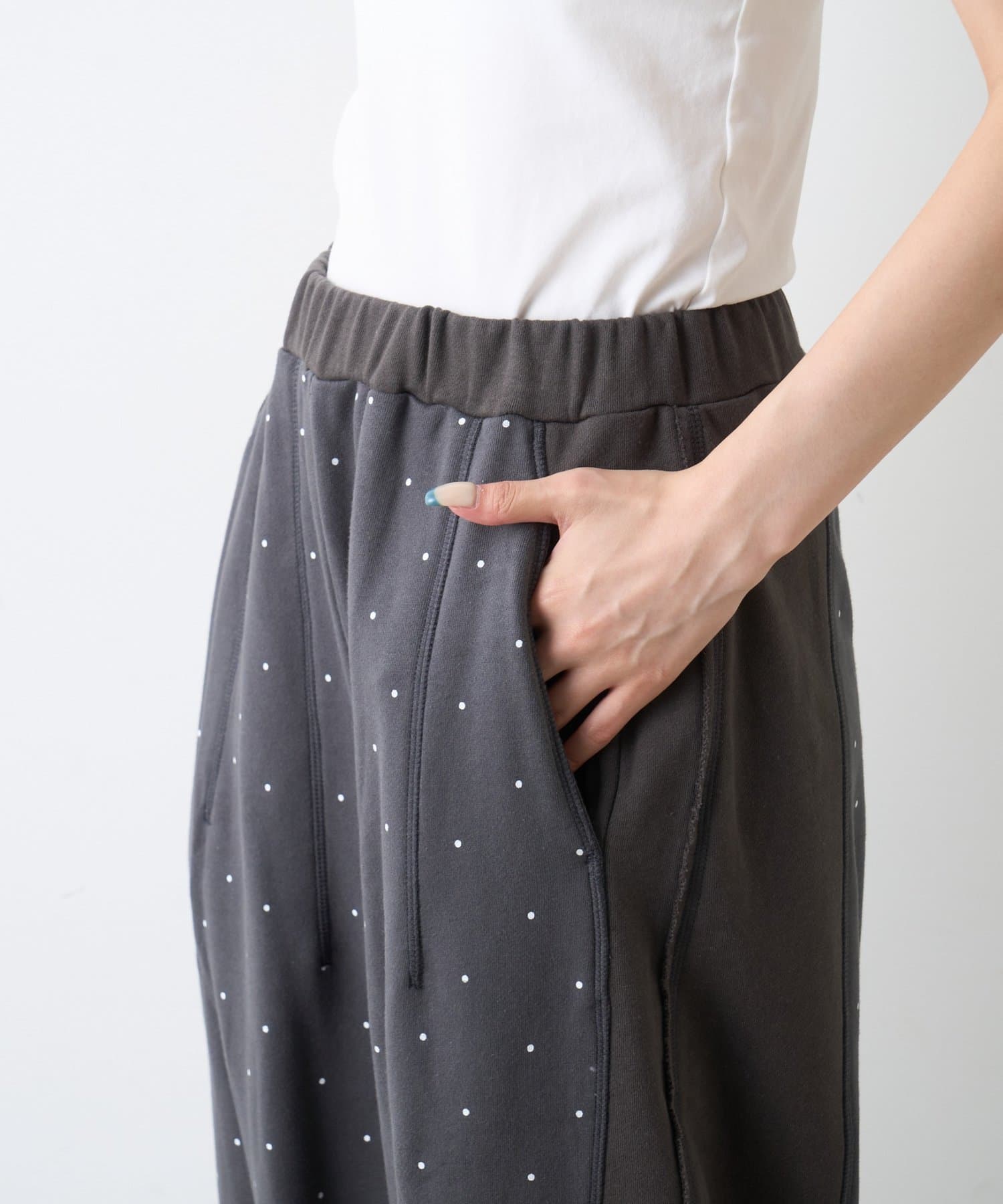 CIAOPANIC TYPY(チャオパニックティピー) 【etsinta】リメイクドットバレルイージーパンツ
