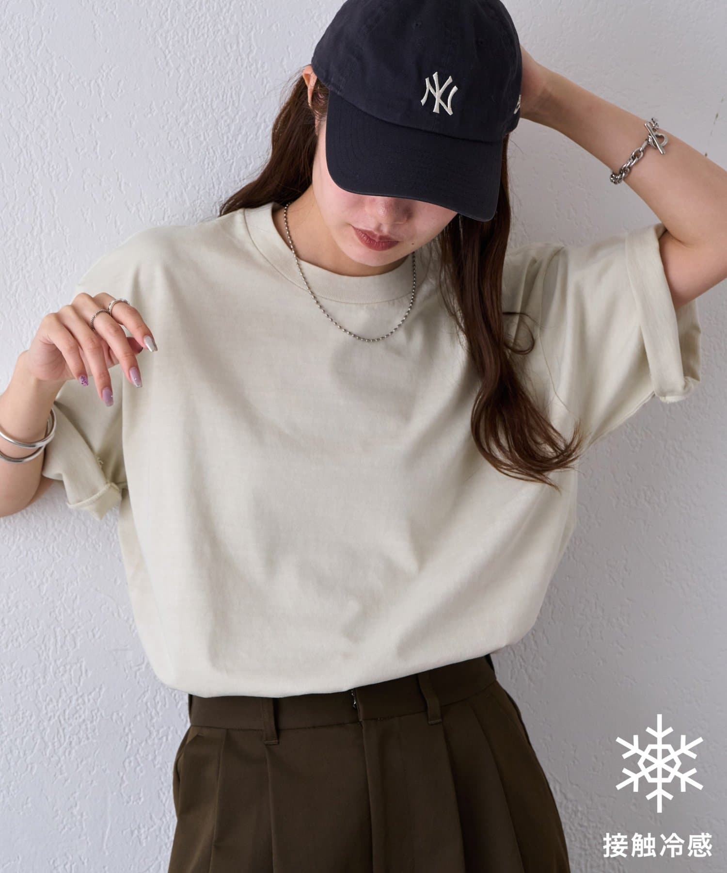 DISCOAT(ディスコート) 【Enlude】接触冷感ピグメントTシャツ《ユニセックス》