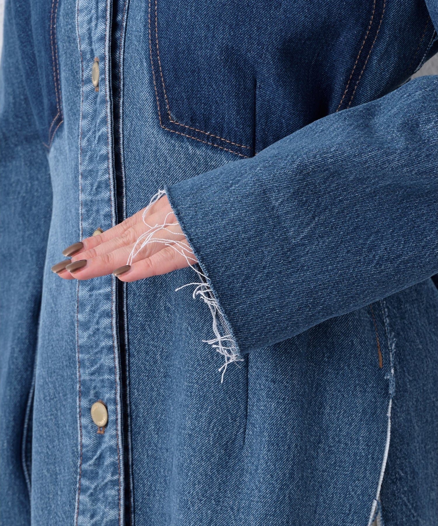 Whim Gazette(ウィム ガゼット) 【LITKOVSKA】別注FITTED DENIM JACKET