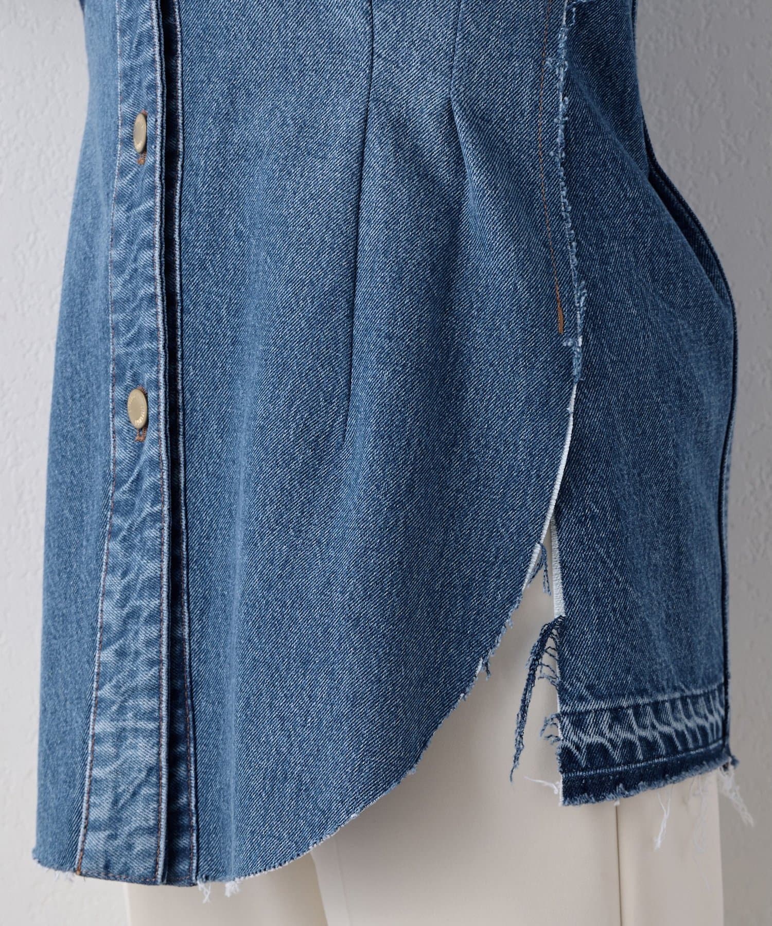 Whim Gazette(ウィム ガゼット) 【LITKOVSKA】別注FITTED DENIM JACKET