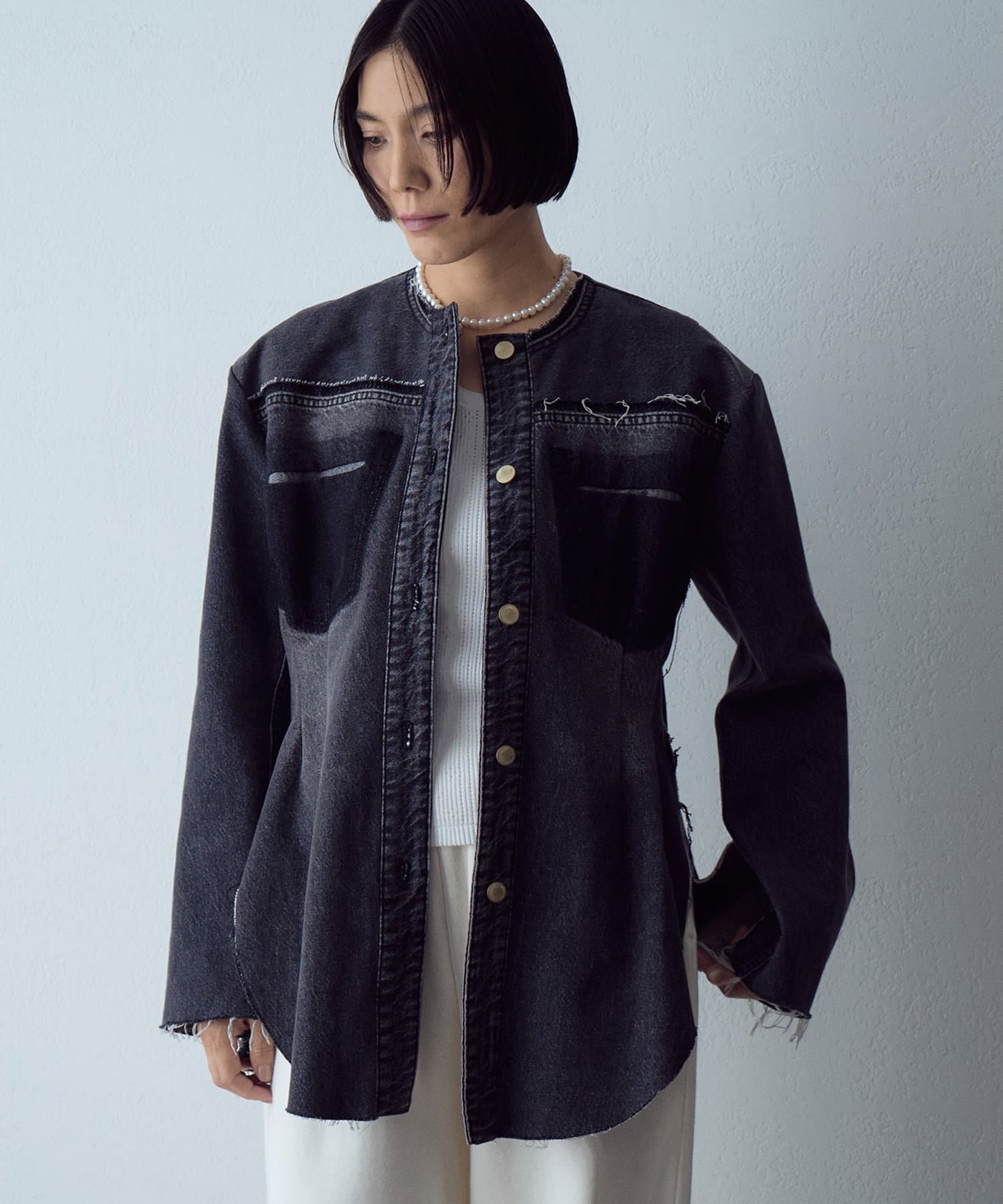 Whim Gazette(ウィム ガゼット) 【LITKOVSKA】別注FITTED DENIM JACKET