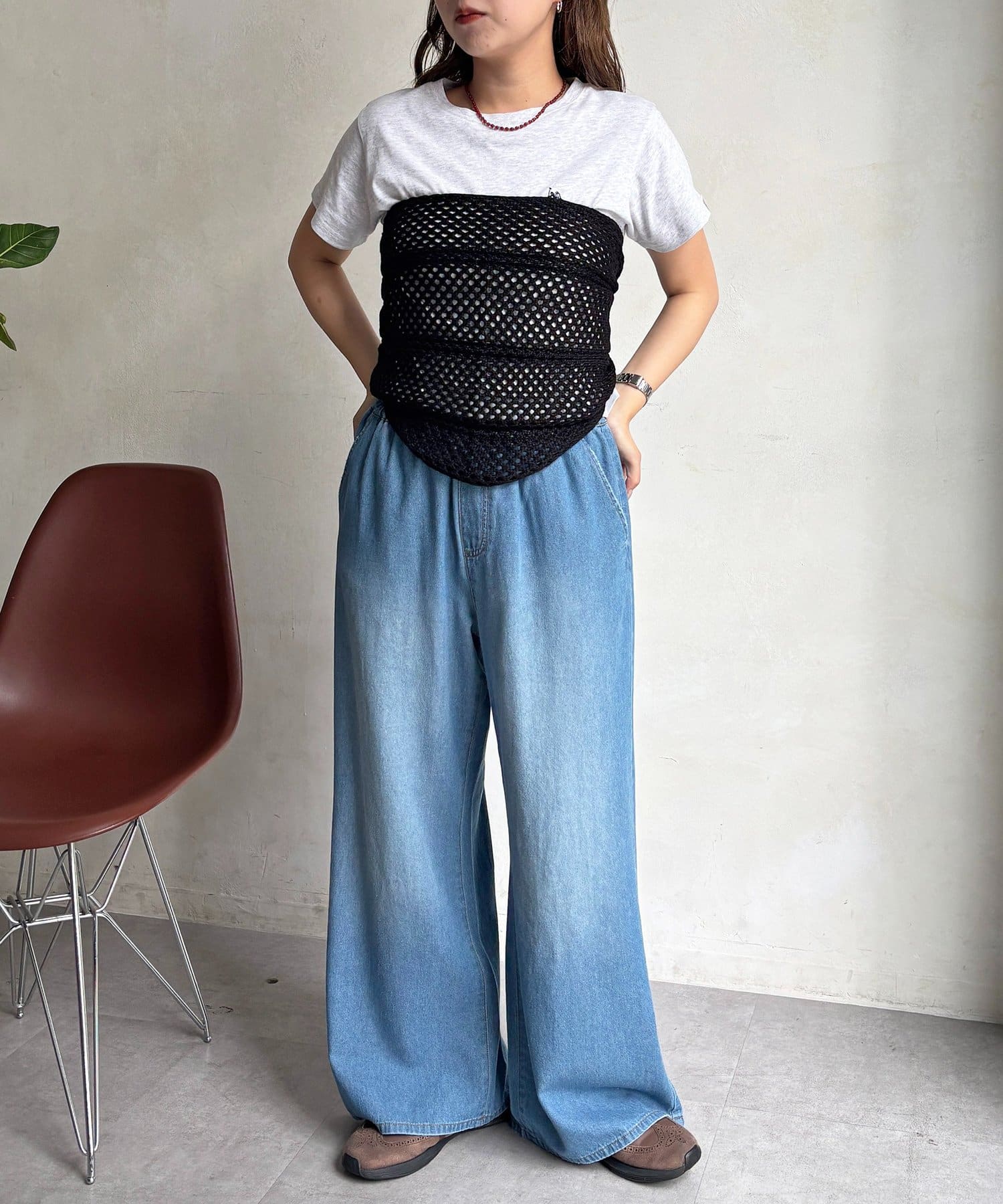 CPCM(シーピーシーエム) ニットスカーフ
