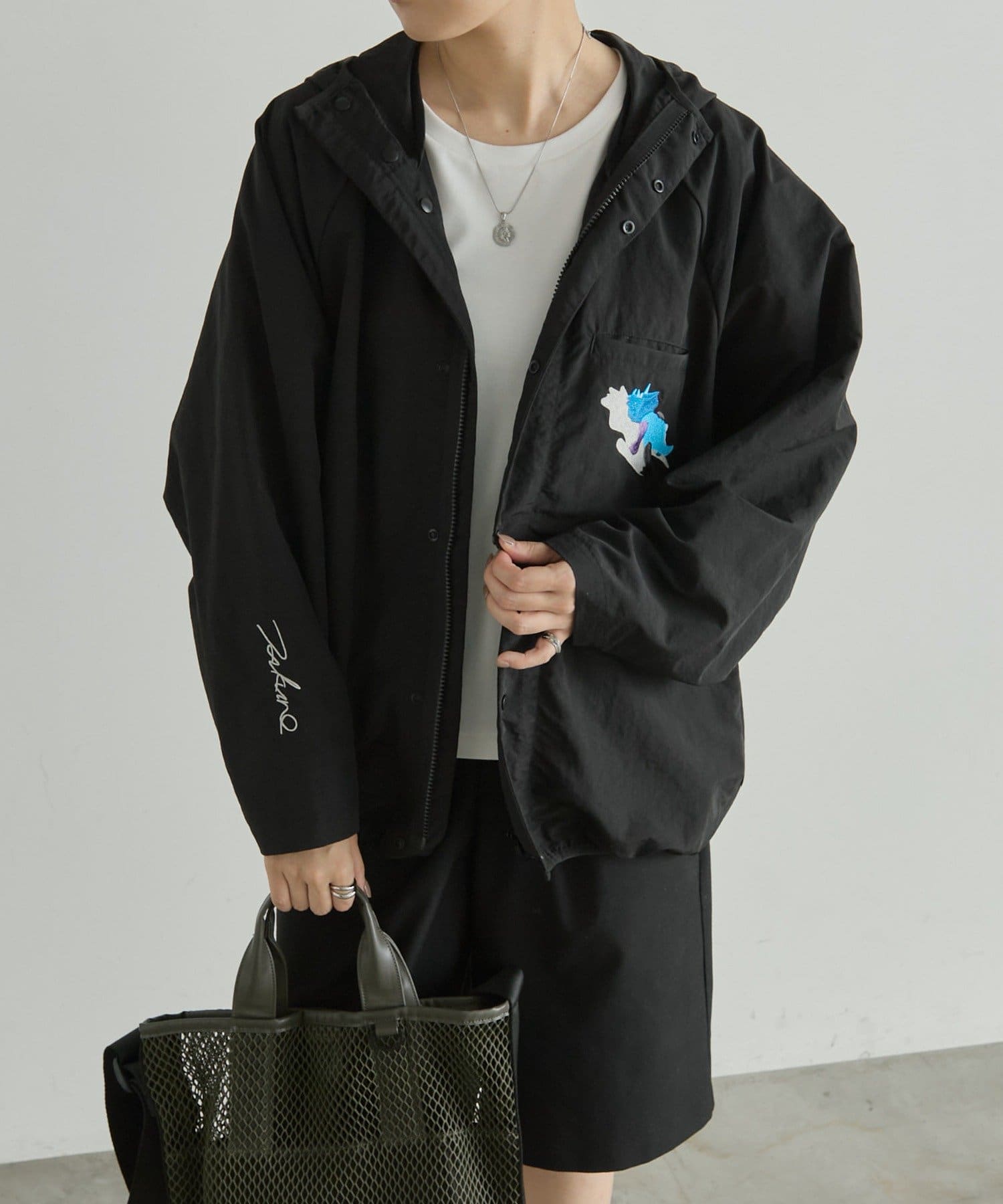 ear PAPILLONNER(イア パピヨネ) 【Takuro Matsui×ear】コラボウインドブレーカー《撥水/UV加工あり》