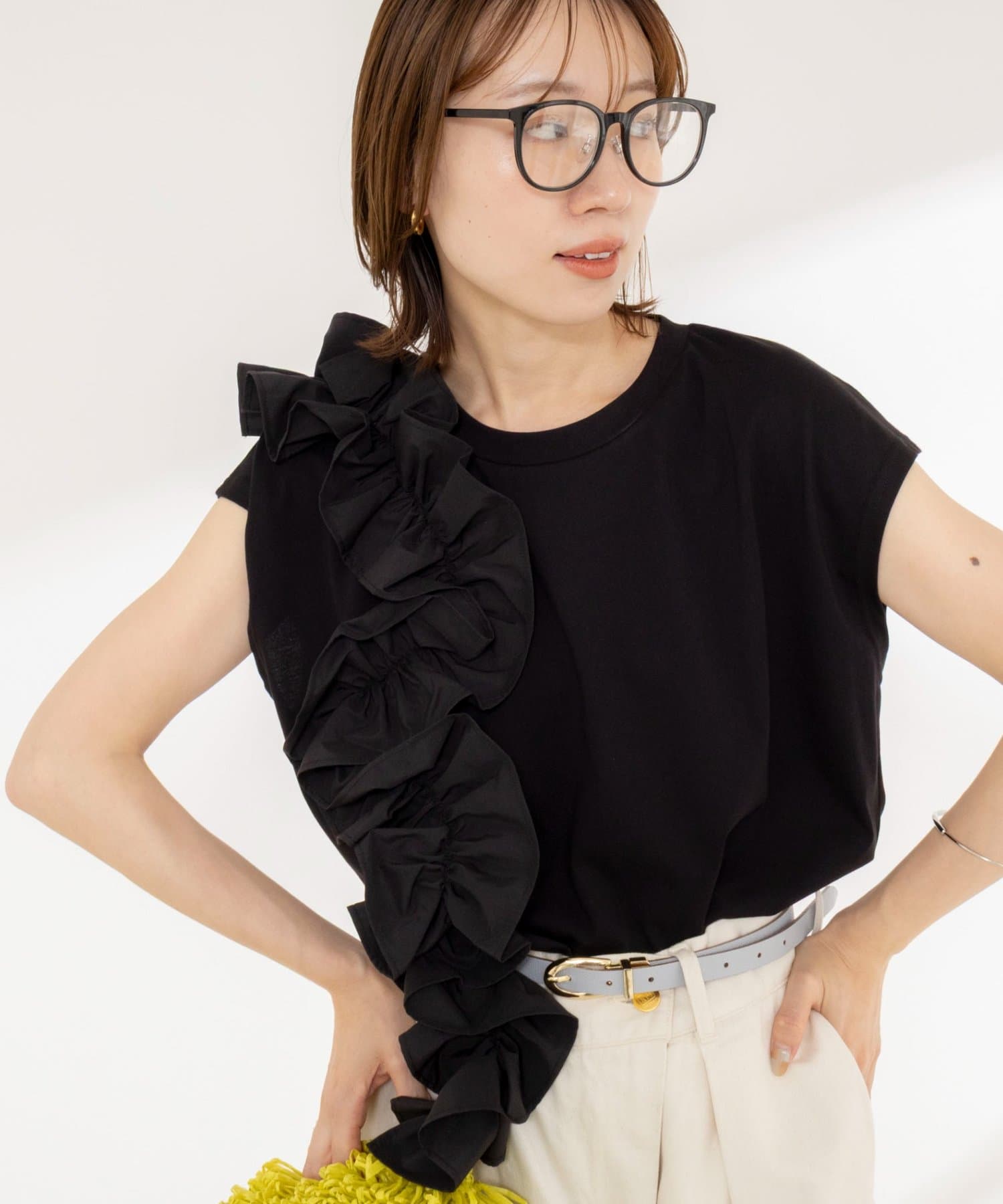 NOLLEY'S(ノーリーズ) 【WEB限定】フリルTシャツ