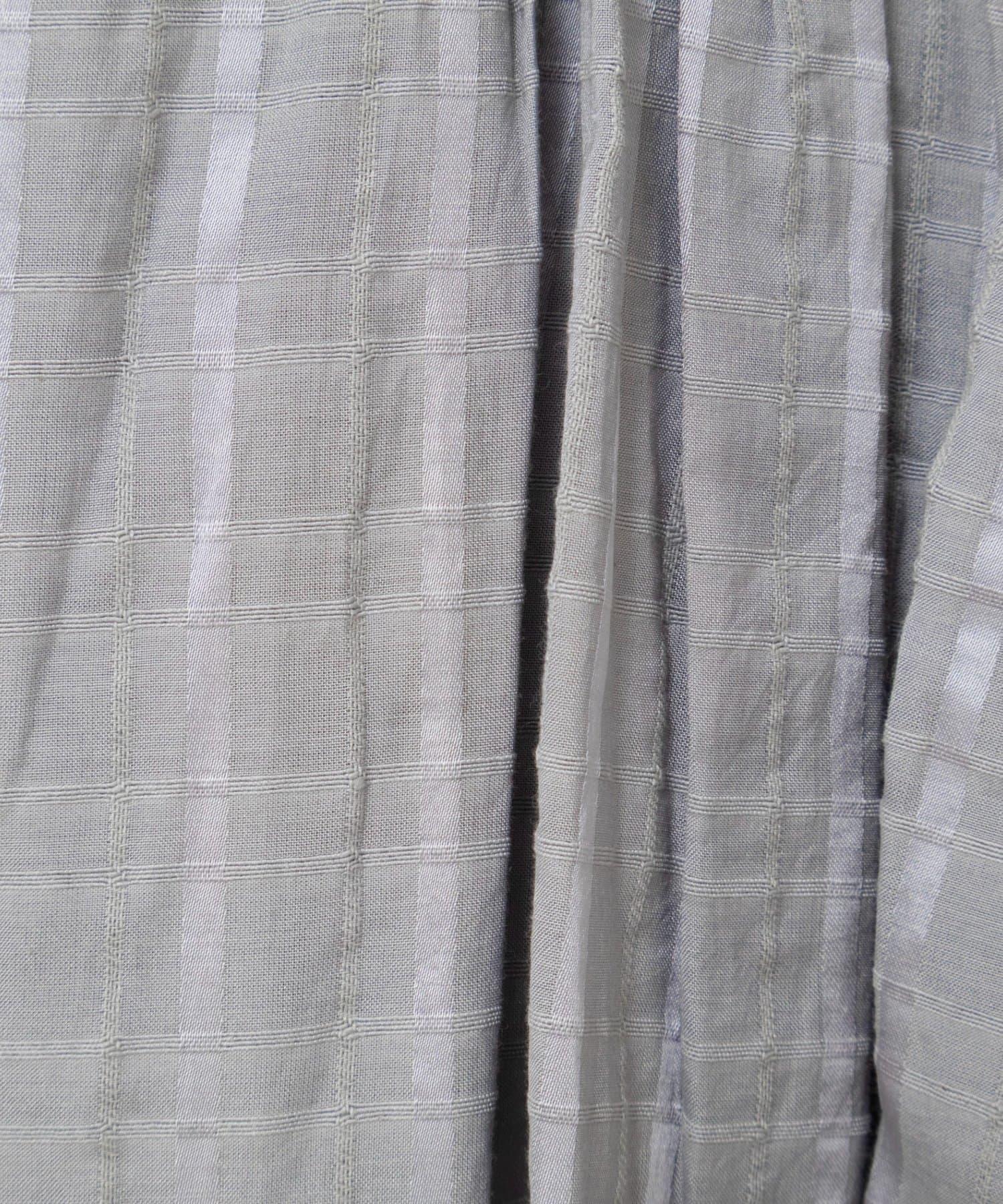 NOLLEY'S(ノーリーズ) sheer check 2way gathered blouse