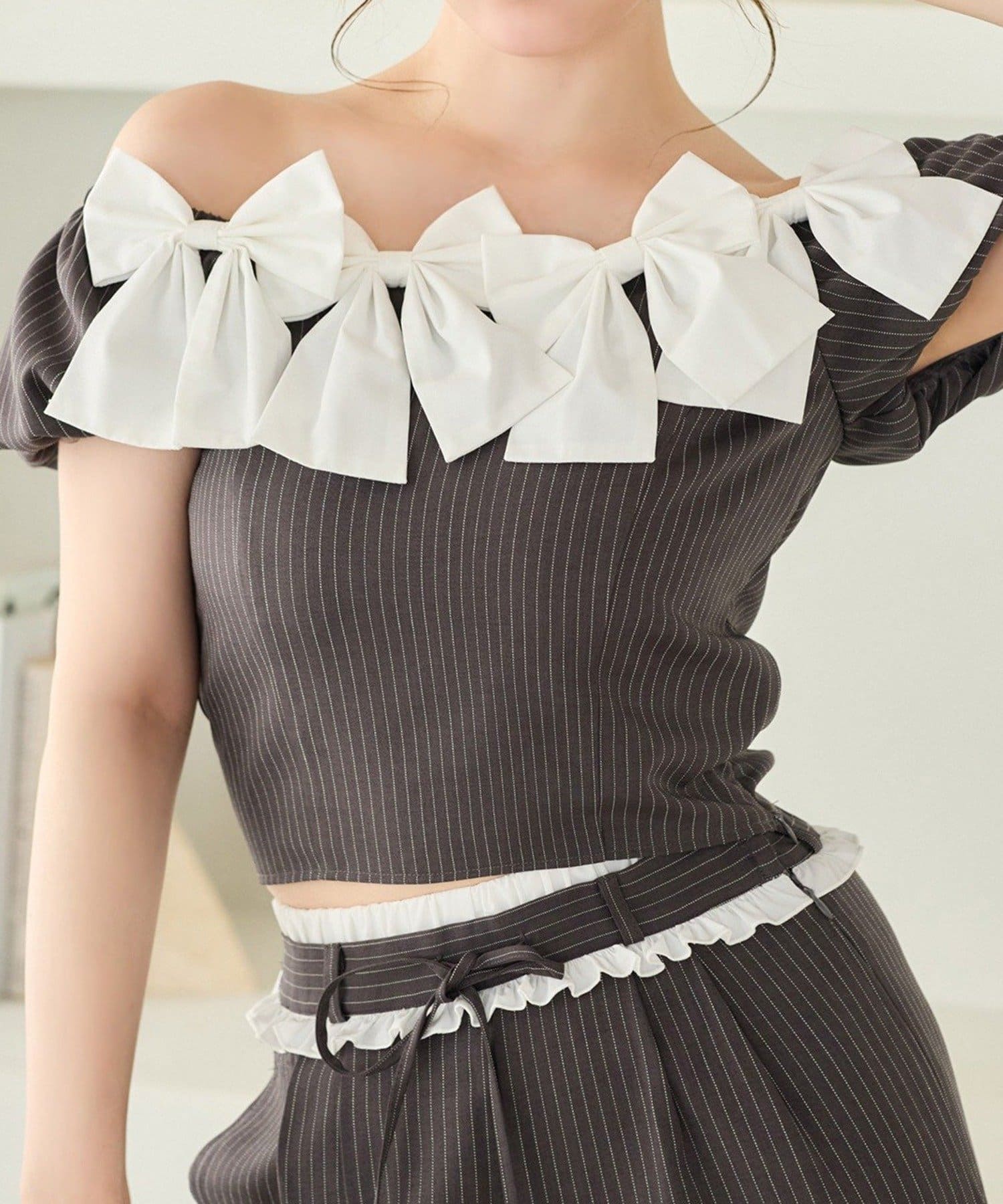 NICE CLAUP / OLIVE des OLIVE OUTLET(ナイスクラップ  / オリーブ デ オリーブ アウトレット) 【one after another】ブラックコレパンツ