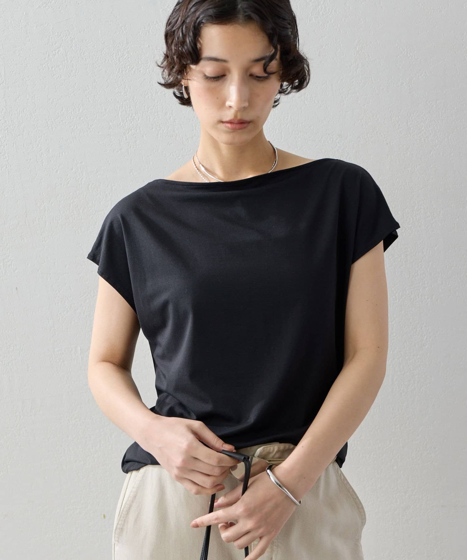 GALLARDAGALANTE(ガリャルダガランテ) フレンチオフショルTee