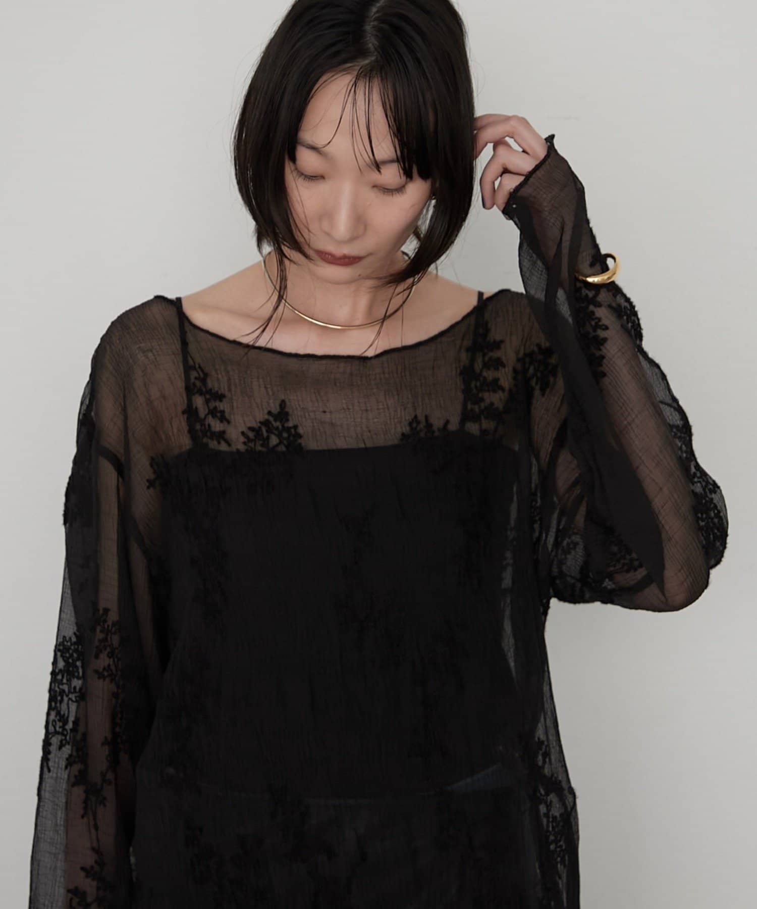 LOUNGEDRESS(ラウンジドレス) 《着映えトップス》レースプルオーバー