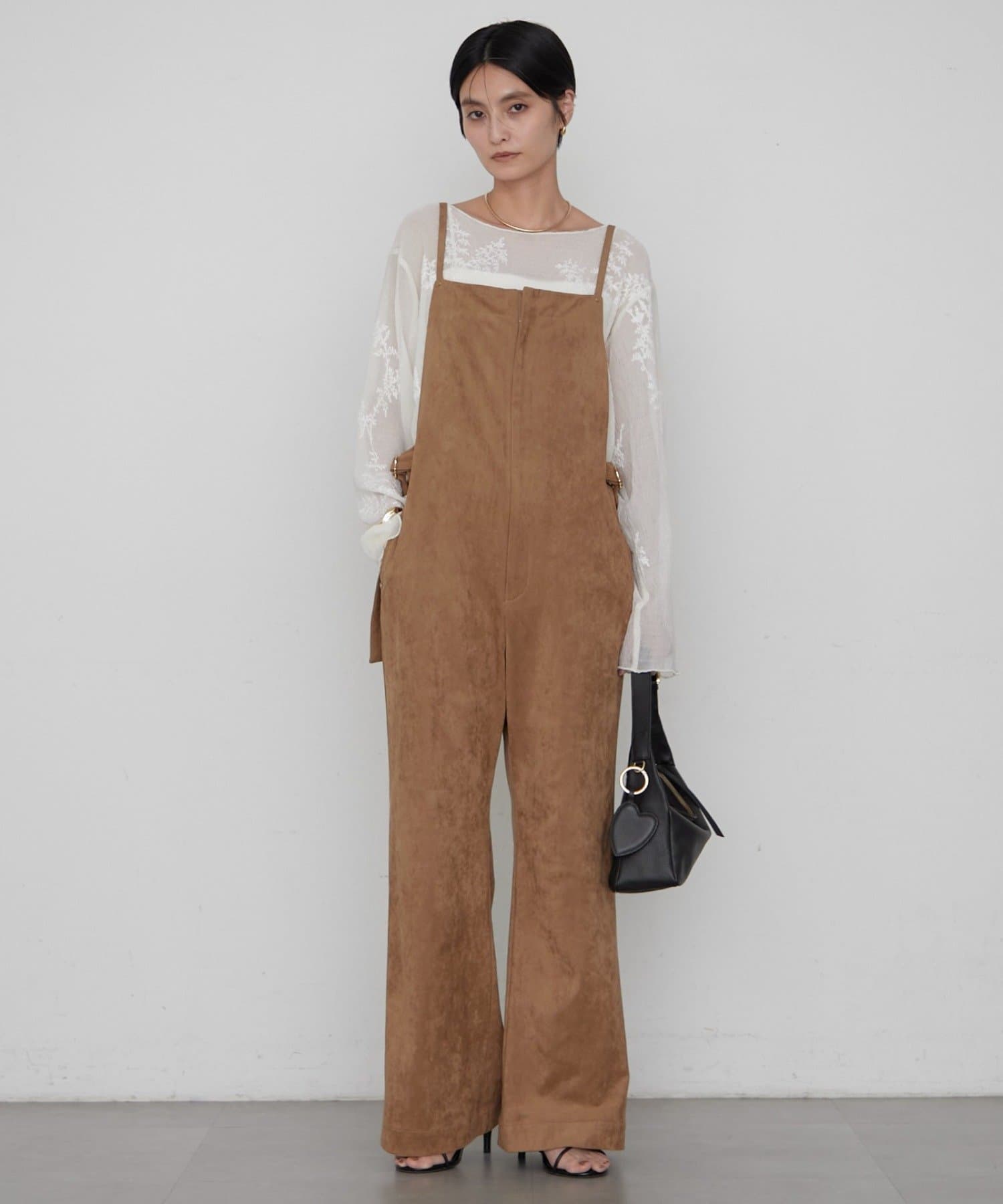 LOUNGEDRESS(ラウンジドレス) スウェードオールインワン