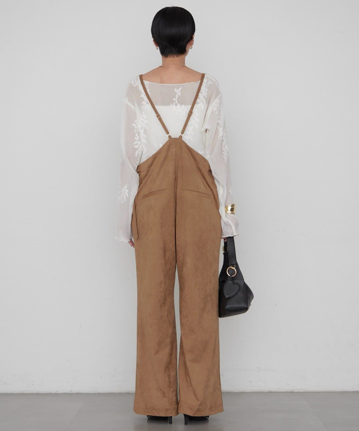 LOUNGEDRESS(ラウンジドレス) スウェードオールインワン