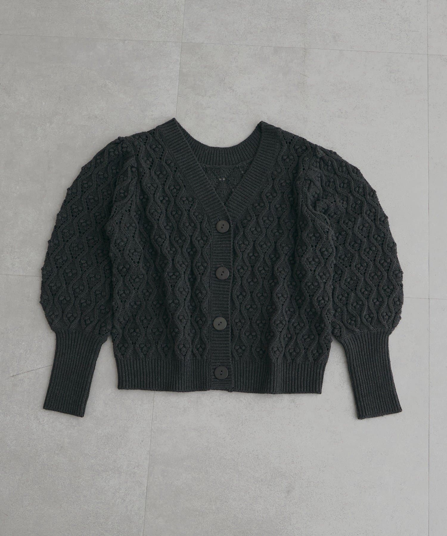 natural couture(ナチュラルクチュール) 前後２WAYケーブル編みニット