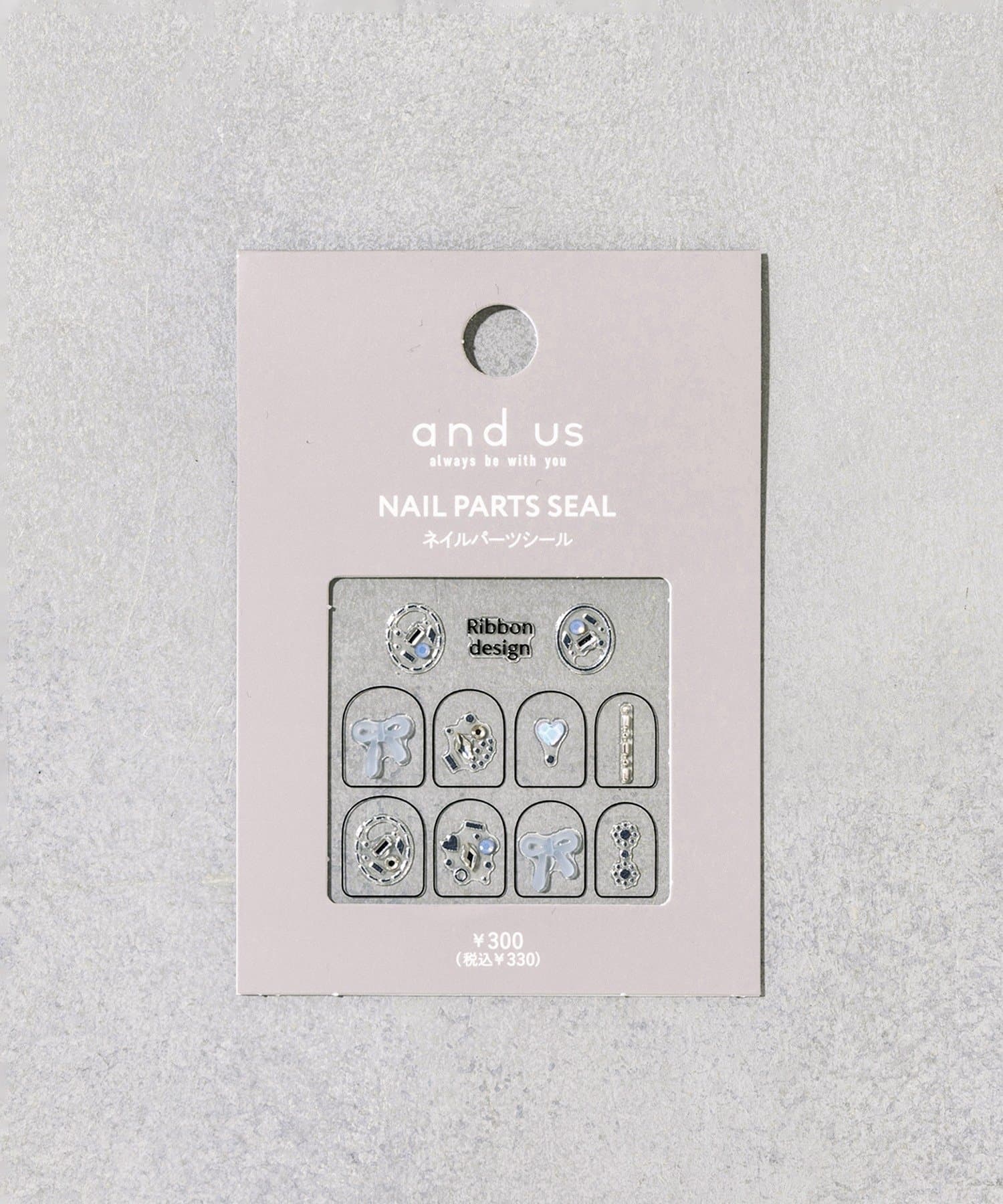 3COINS(スリーコインズ) ネイルパーツシール／and us