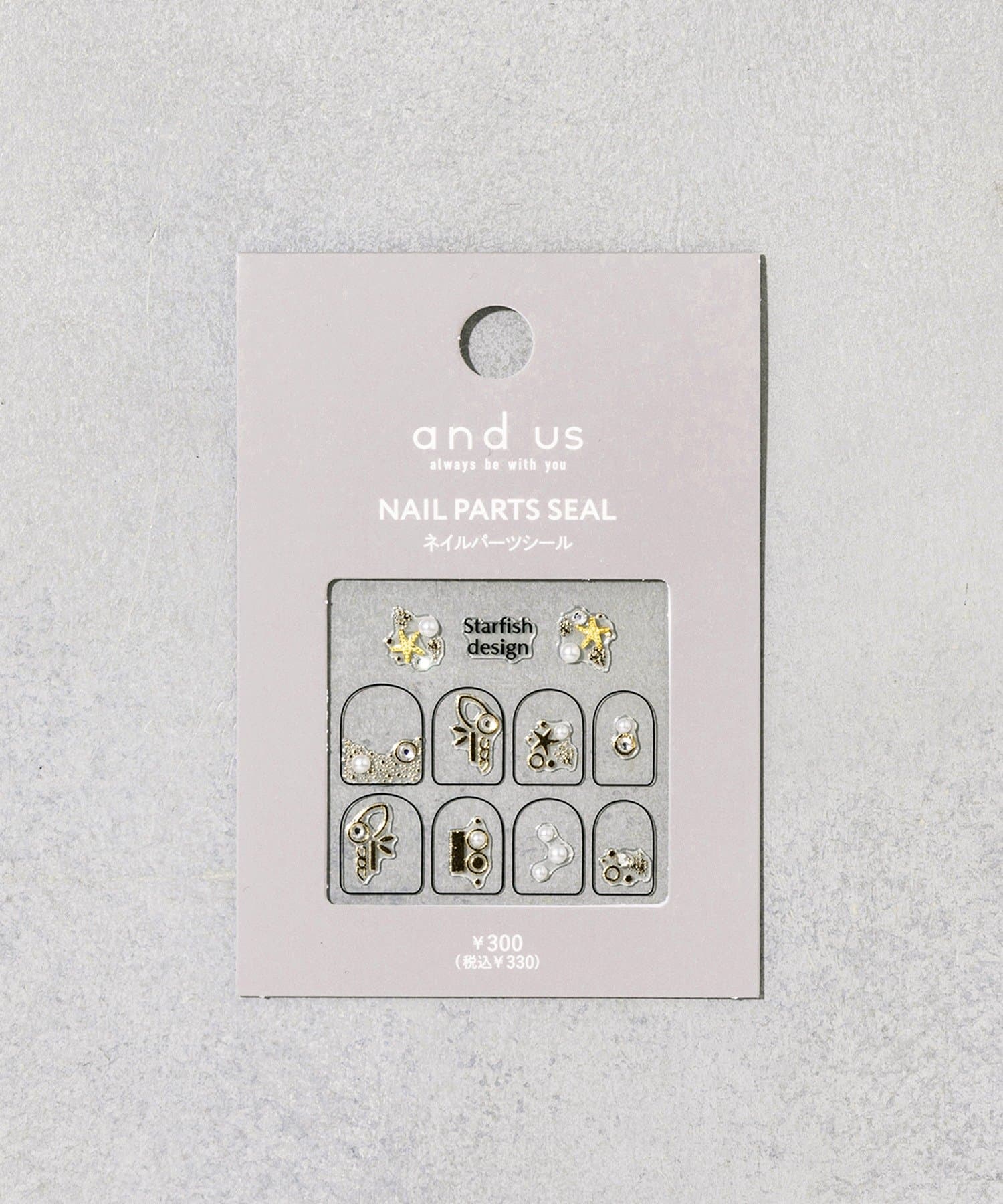 3COINS(スリーコインズ) ネイルパーツシール／and us