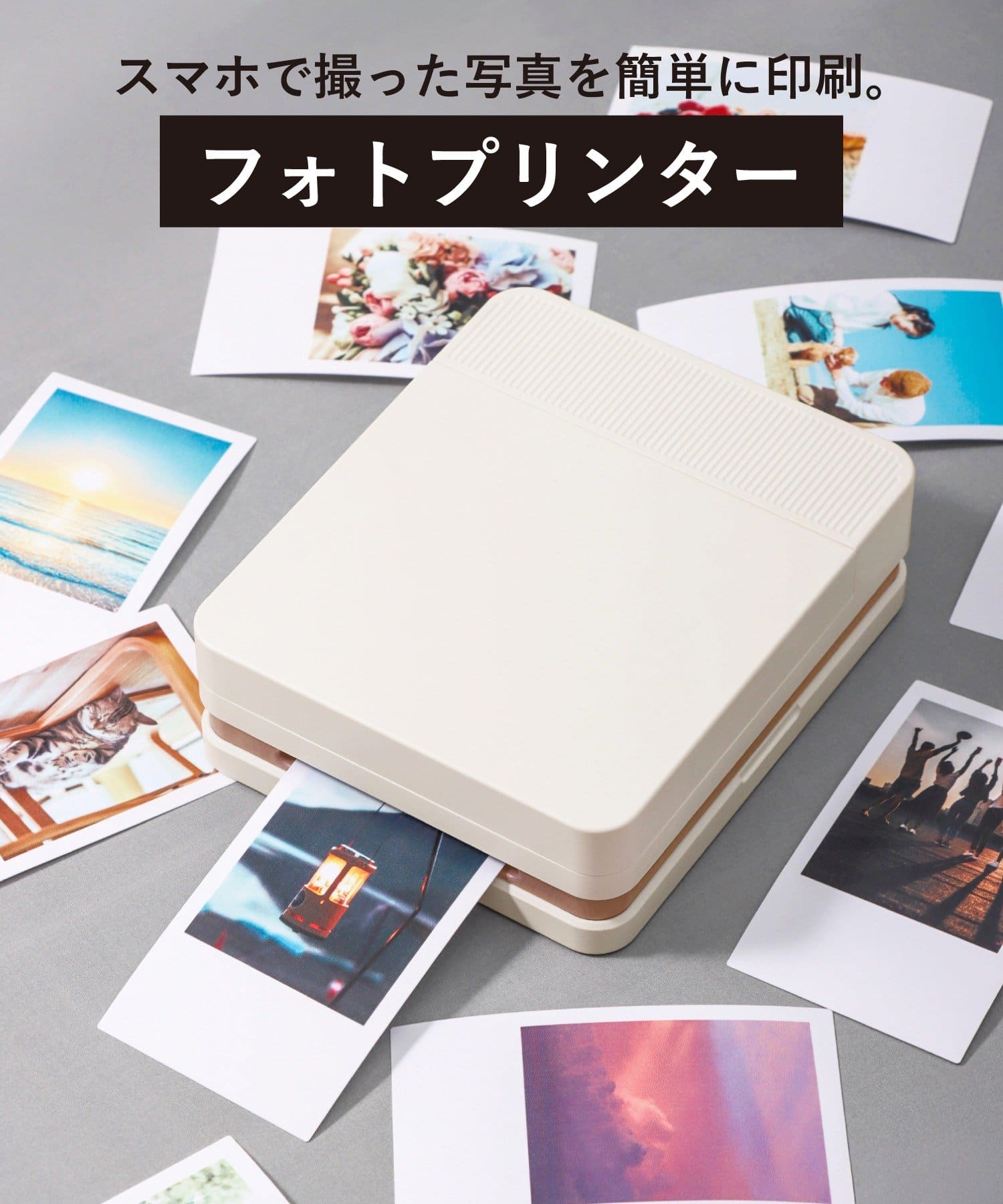 3COINS(スリーコインズ) 【先着1000名様ノベルティ付き／WEB先行販売】フォトプリンター