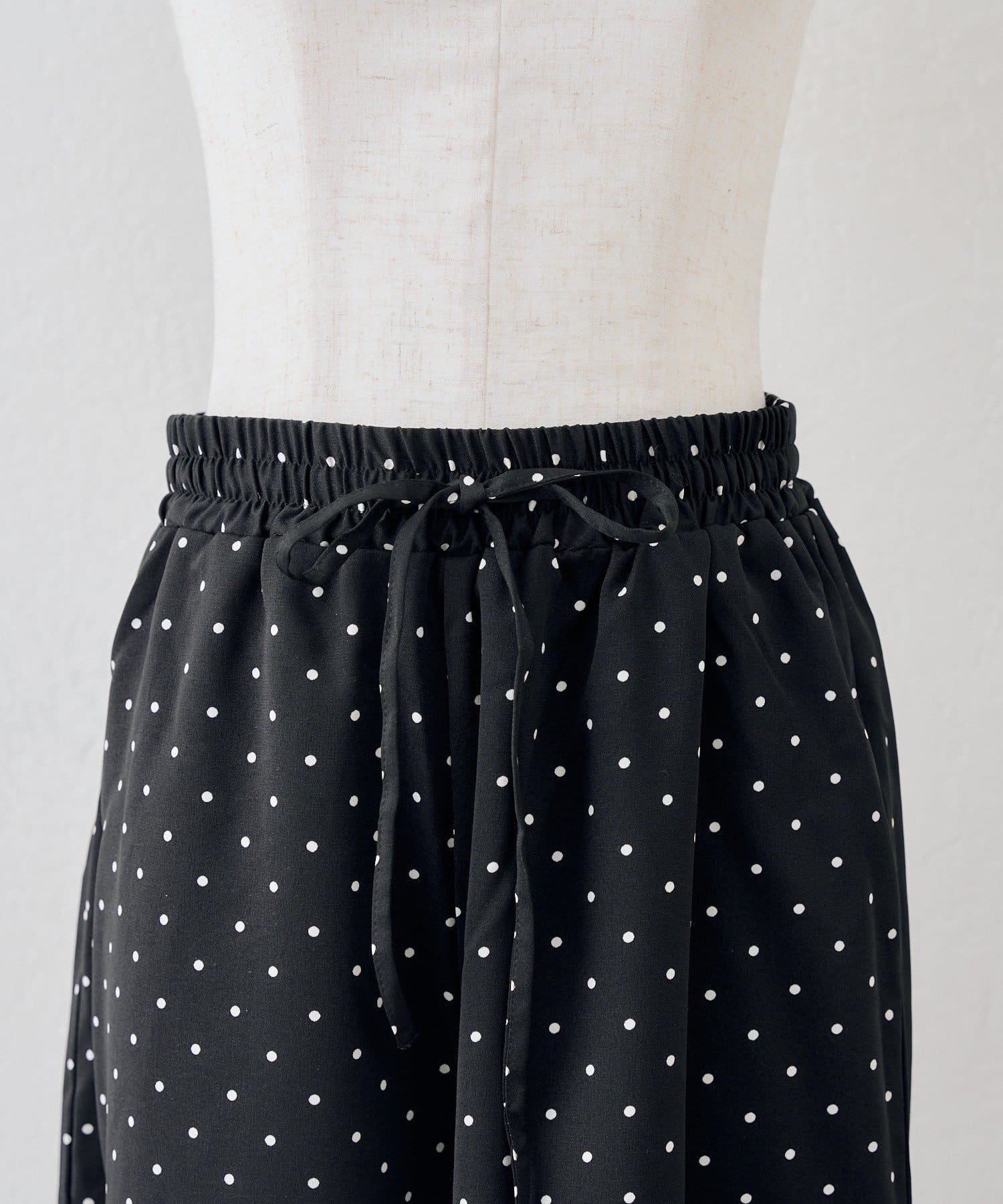NICE CLAUP / OLIVE des OLIVE OUTLET(ナイスクラップ  / オリーブ デ オリーブ アウトレット) 【continuer】リボン付サロペ風セットアップ