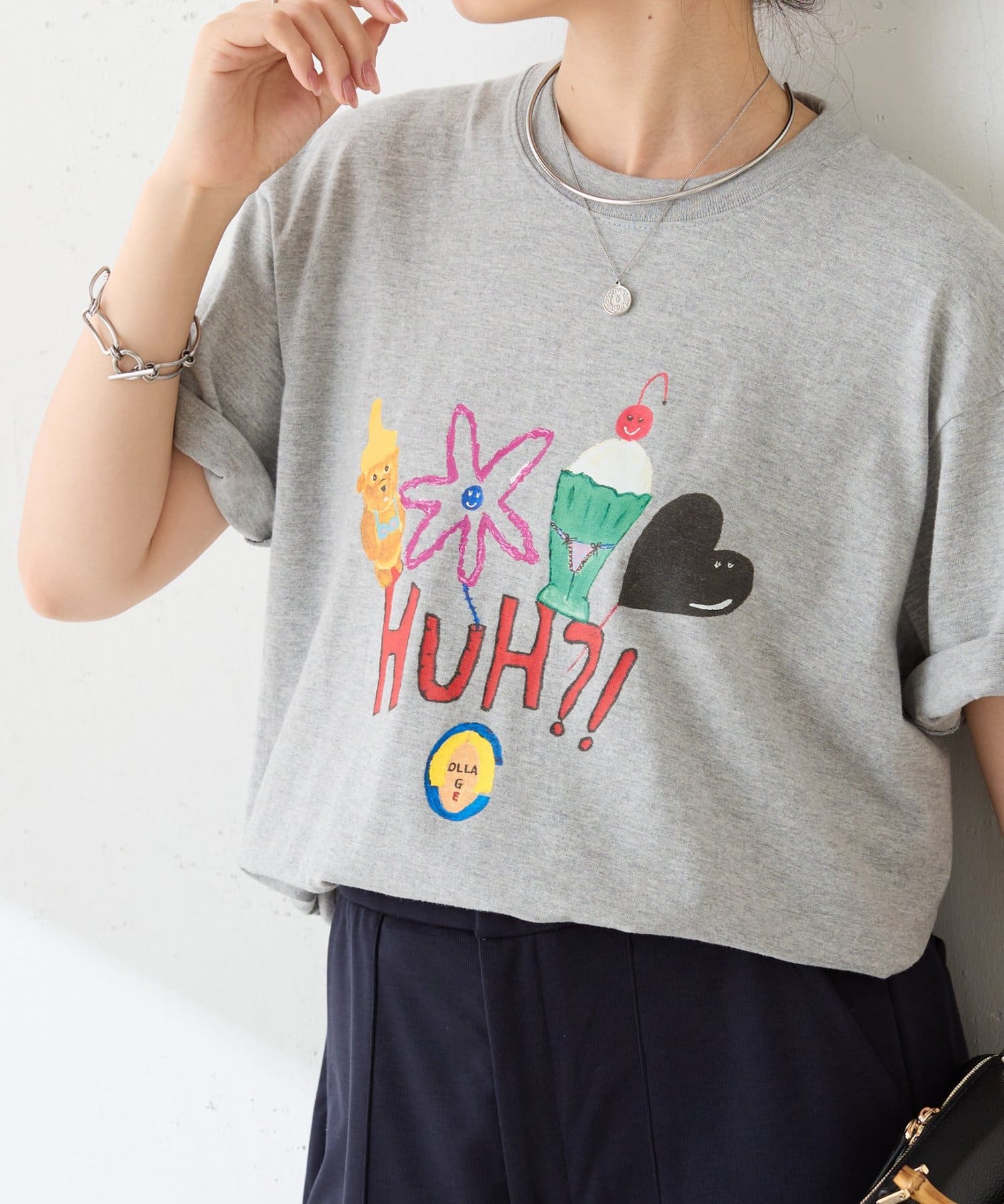 COLLAGE GALLARDAGALANTE(コラージュ ガリャルダガランテ) 《コラボアイテム》The NERDYS x COLLAGE Tシャツ