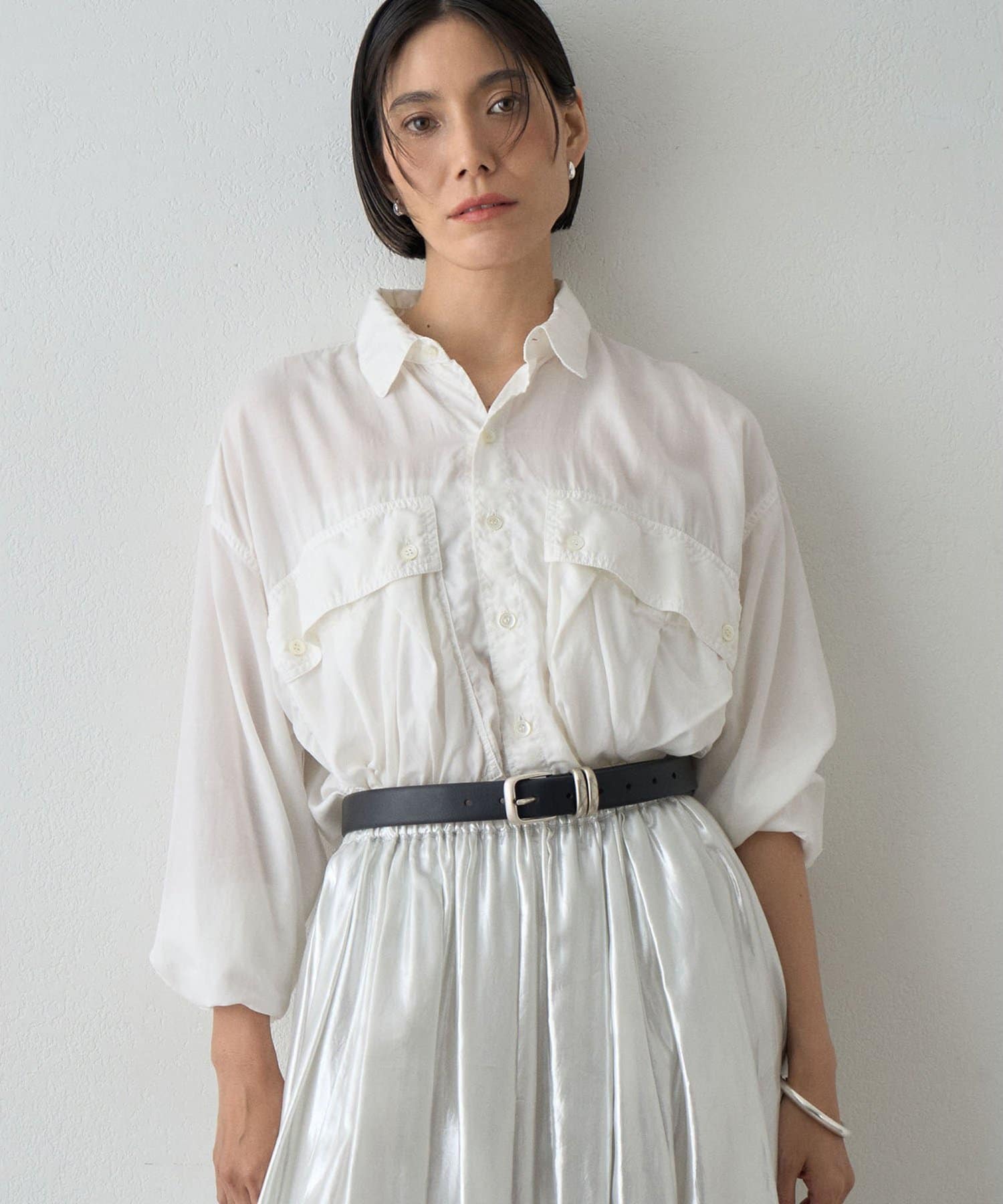 Whim Gazette(ウィム ガゼット) 【KATHARINE HAMNETT】パラシュートシャツ