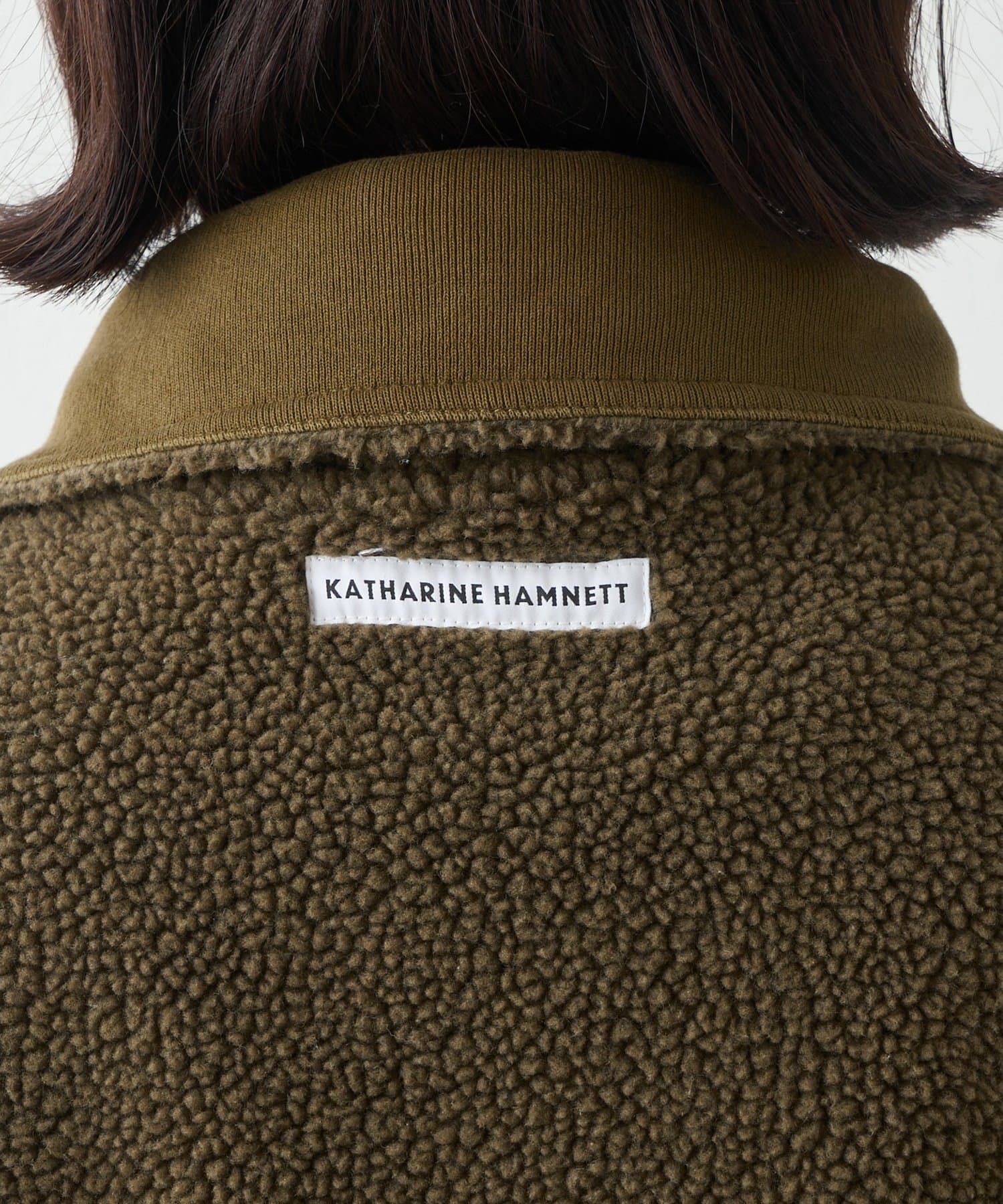 Whim Gazette(ウィム ガゼット) 【KATHARINE HAMNETT】ボアリバーシブルベスト