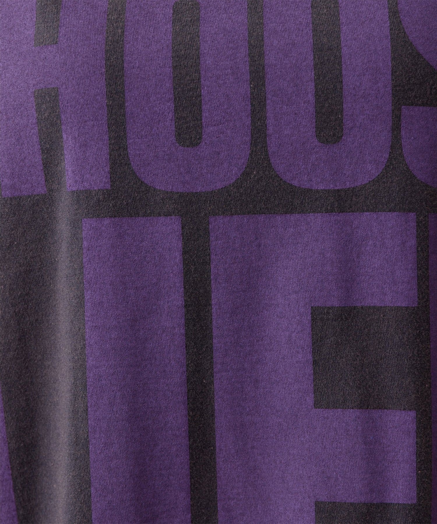 Whim Gazette(ウィム ガゼット) 【KATHARINE HAMNETT】スローガンフットボールTシャツ