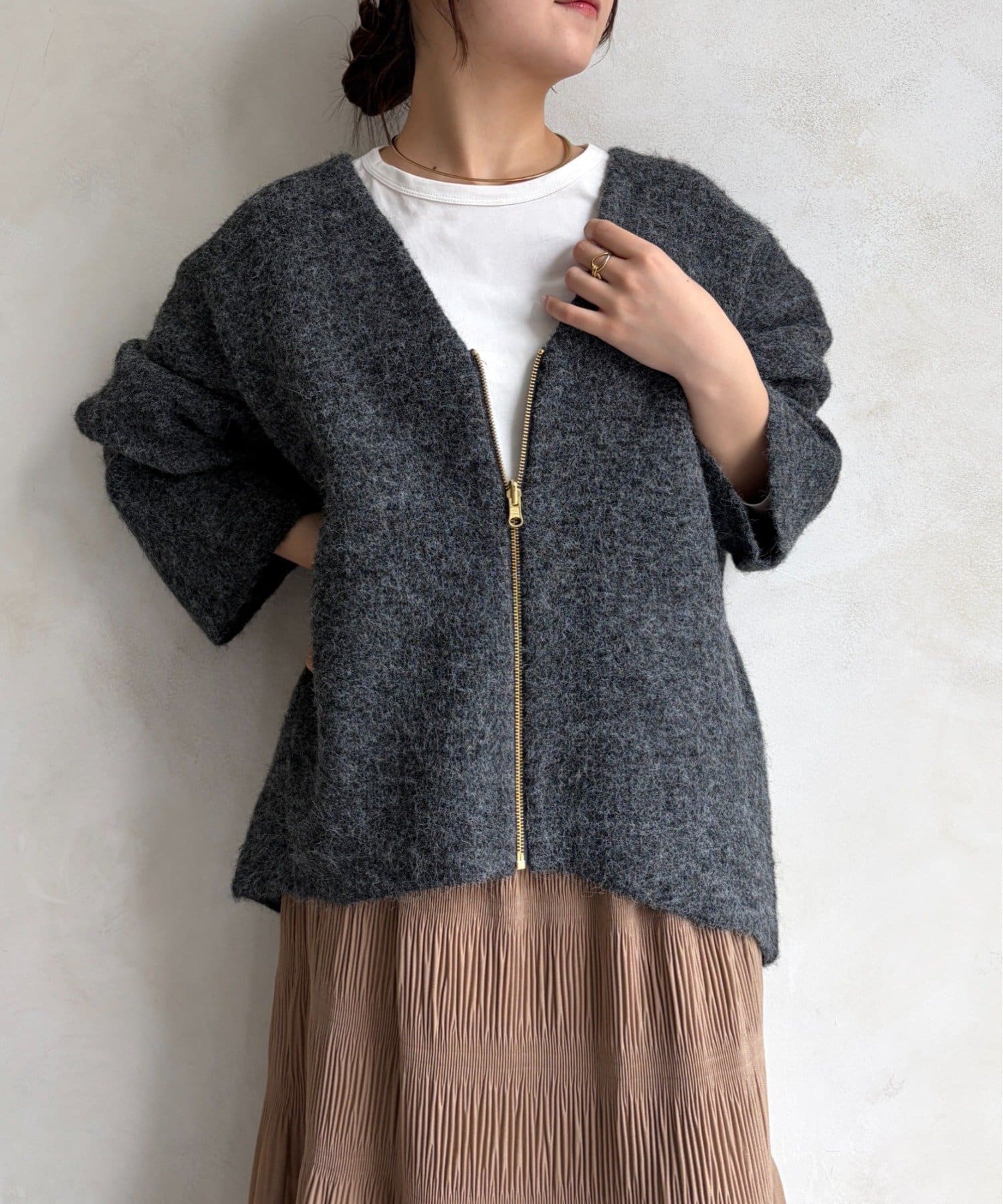 Jena　espace merveilleux(ジェナ　エスパスメルヴェイユ) ダブルフェイスジャケット