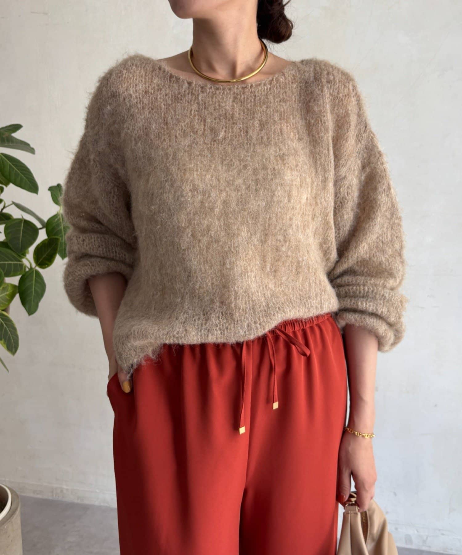 Jena　espace merveilleux(ジェナ　エスパスメルヴェイユ) モヘア混ニット