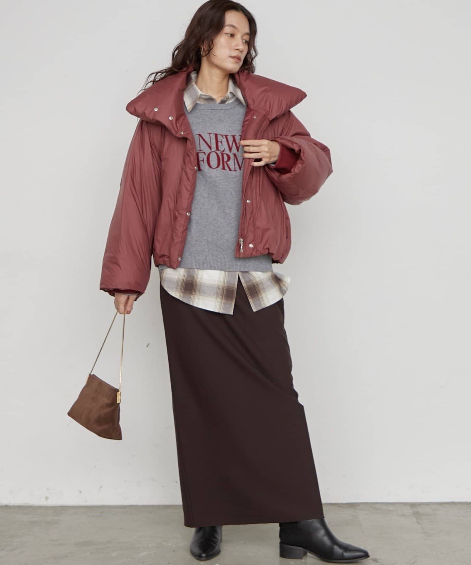 LOUNGEDRESS(ラウンジドレス) 《新色ブラウン10/15予約スタート/シーン問わず着回し抜群》ジョーゼット2WAYスカート