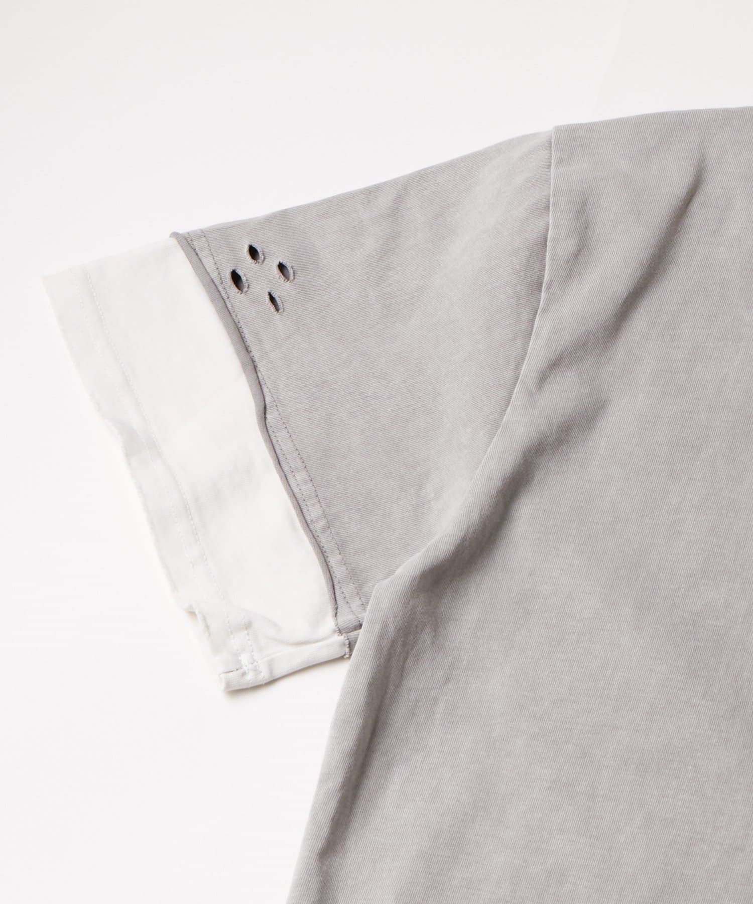 OUTLET(アウトレット) 【WHO'S WHO gallery】ESS YOU レイヤードダメージTEE