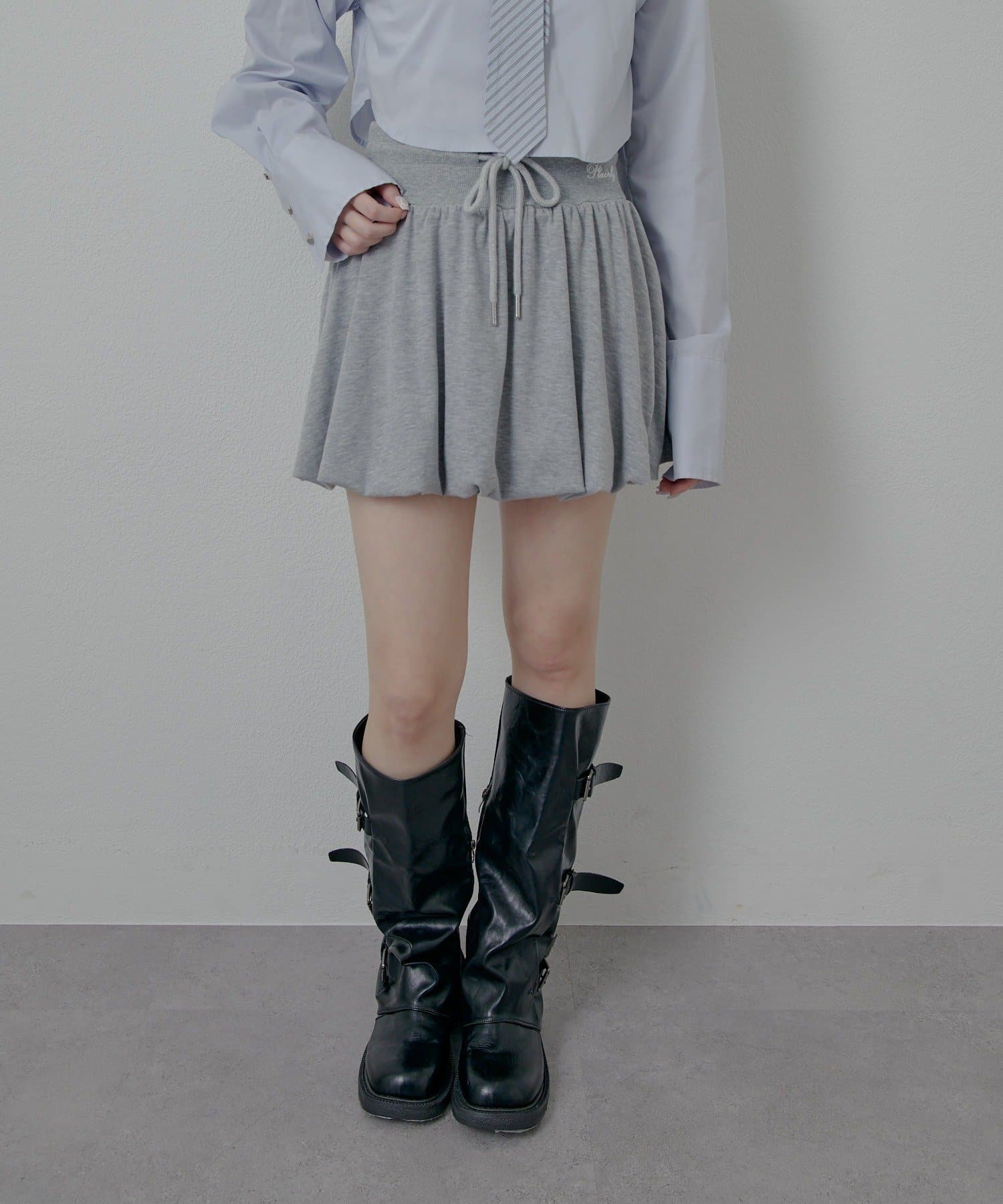 OUTLET(アウトレット) 【mline】スウェットバルーンスカート