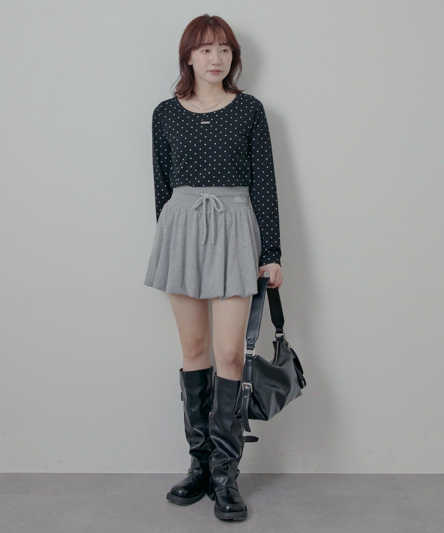 OUTLET(アウトレット) 【mline】スウェットバルーンスカート