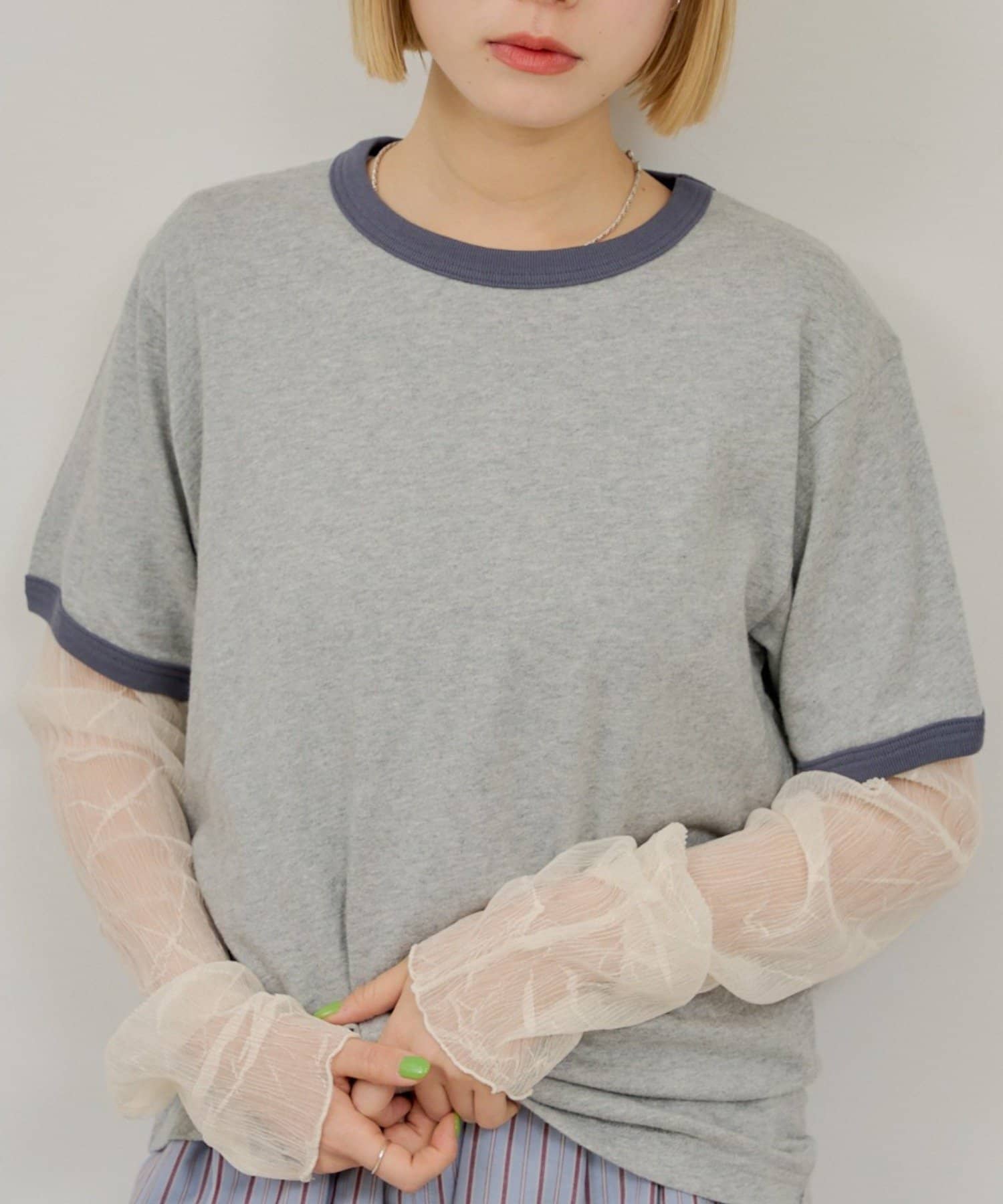 OUTLET(アウトレット) 【Kastane】リンガーTシャツ