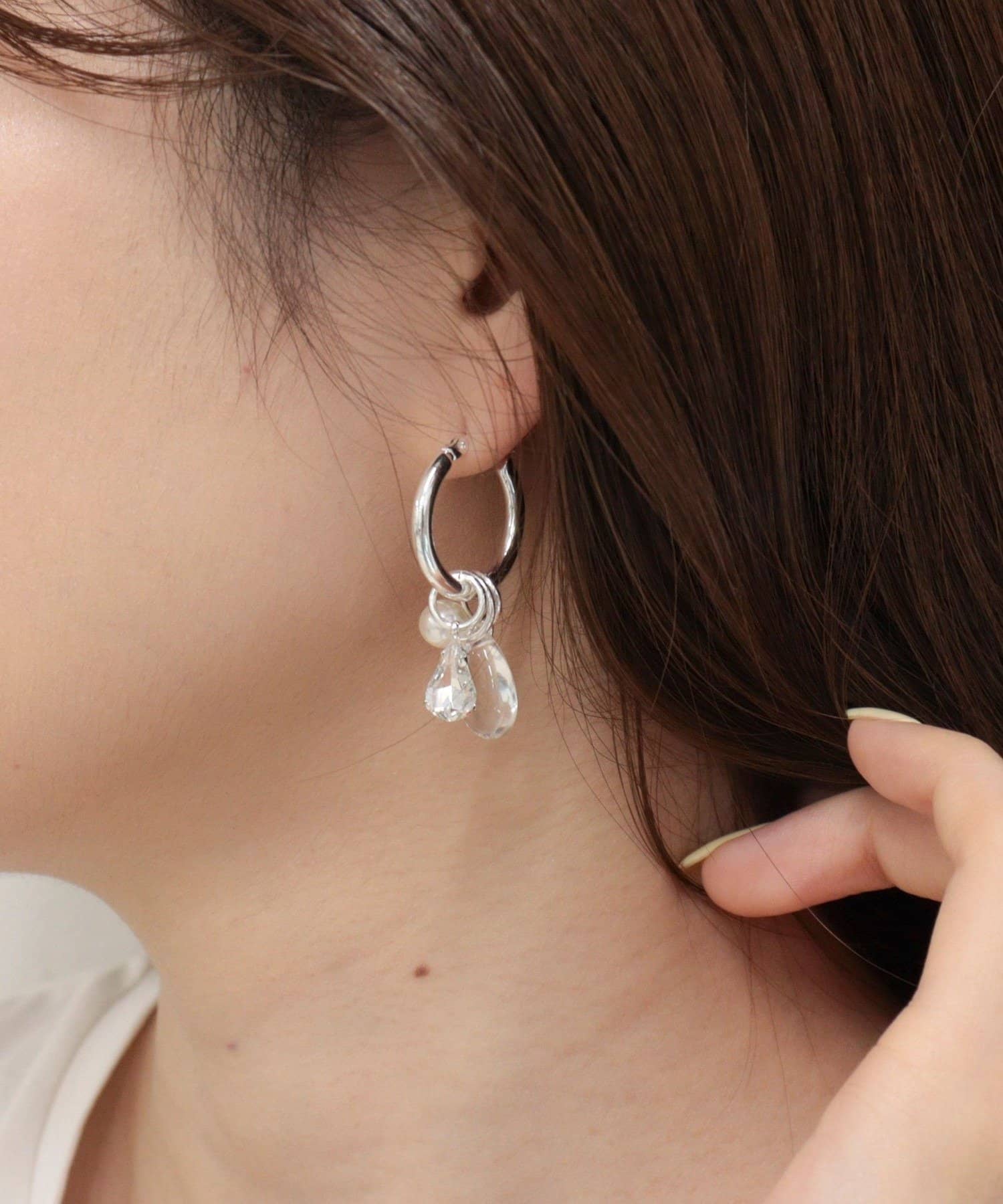 FREDY & GLOSTER(フレディ アンド グロスター) ジャラジャラアシメピアス