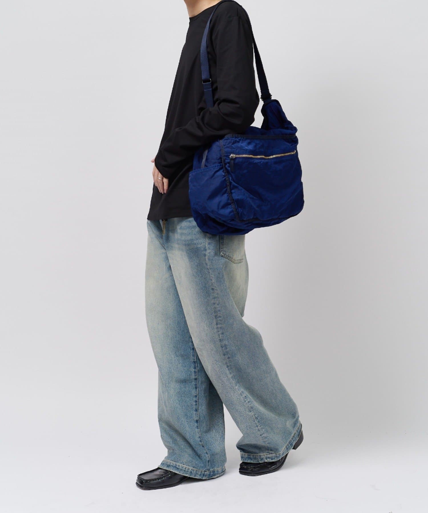 Lui's(ルイス) 【SLOW / スロウ】Dyed Nylon-Shoulder Bag-