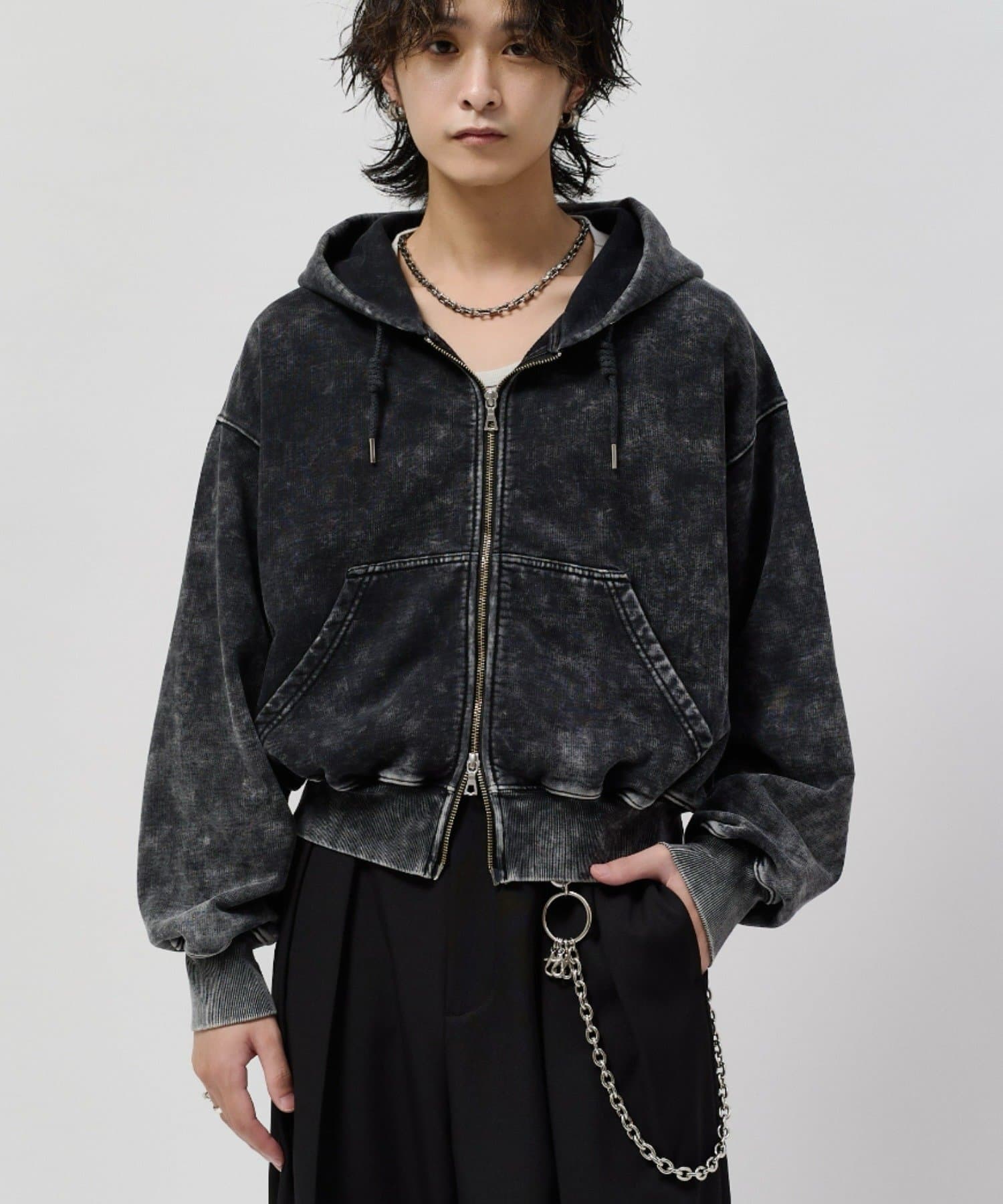 Lui's(ルイス) ROUND SWEAT ZIP HOODIE