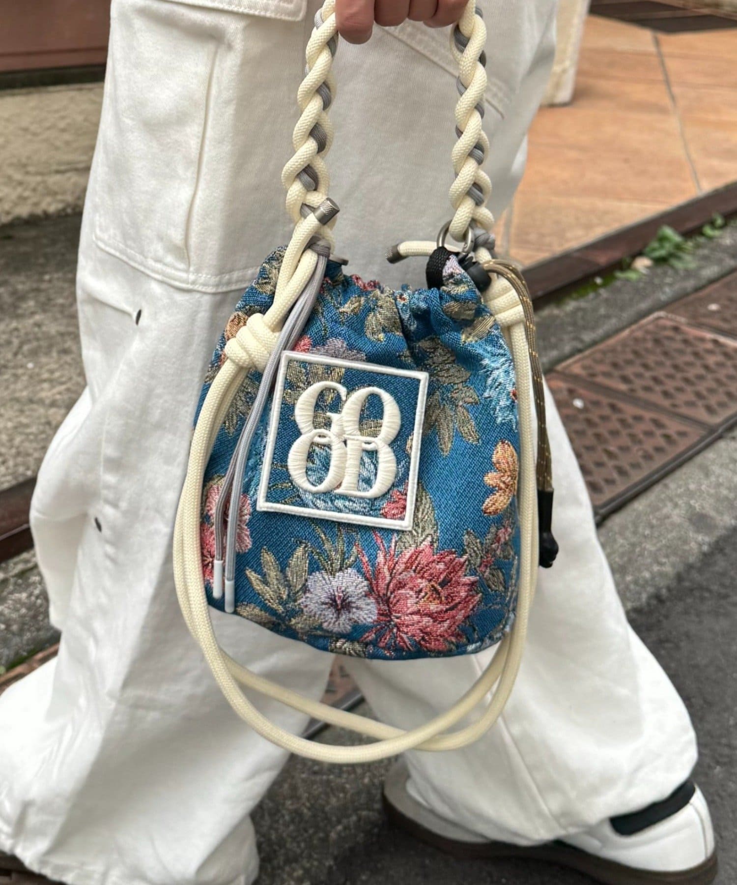 SOUNDS GOOOD】ゴブラン柄巾着バッグ | CIAOPANIC TYPY(チャオパニック