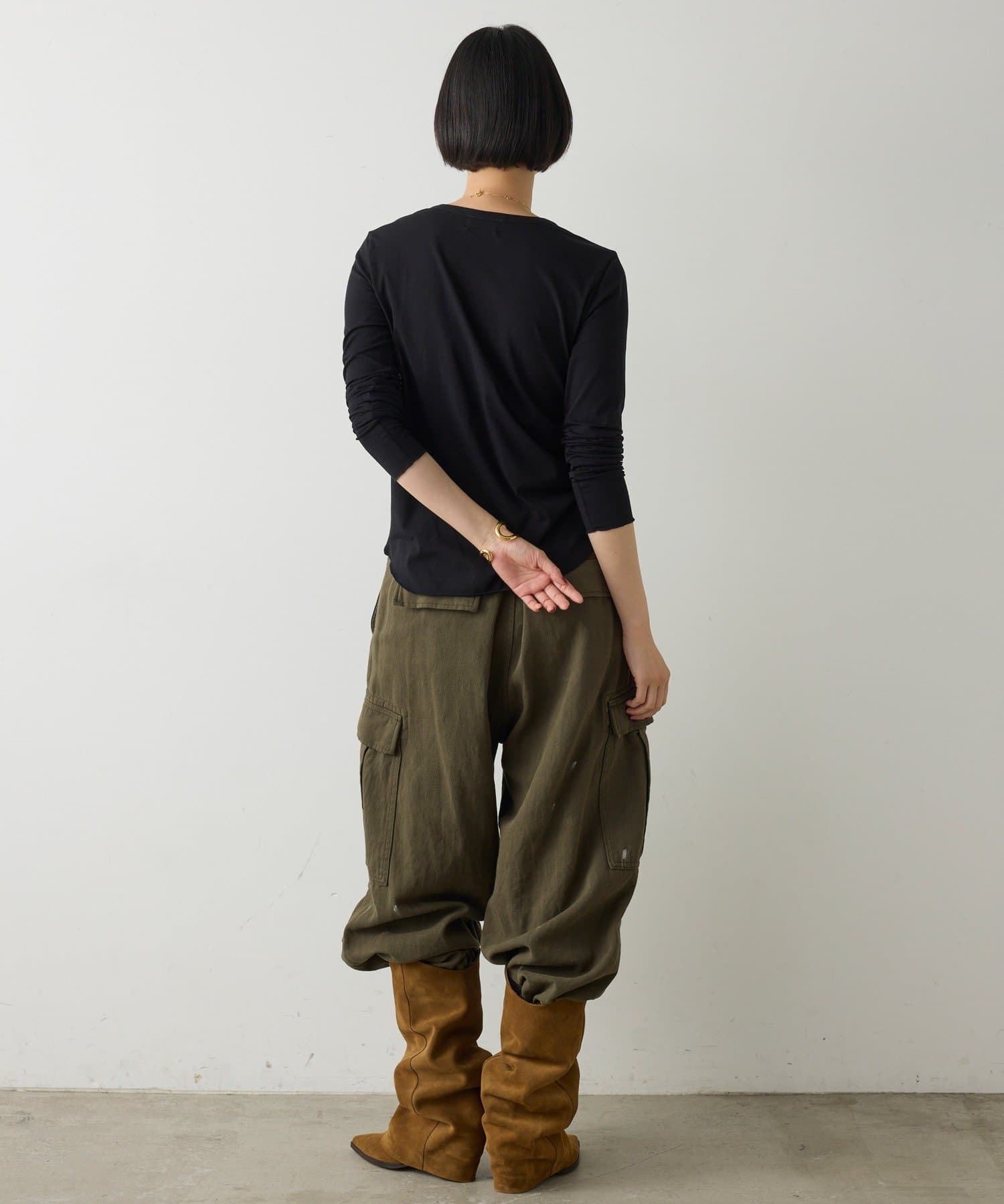 GALLARDAGALANTE(ガリャルダガランテ) 【La nature linge】 キュプラハイツイストカーデ