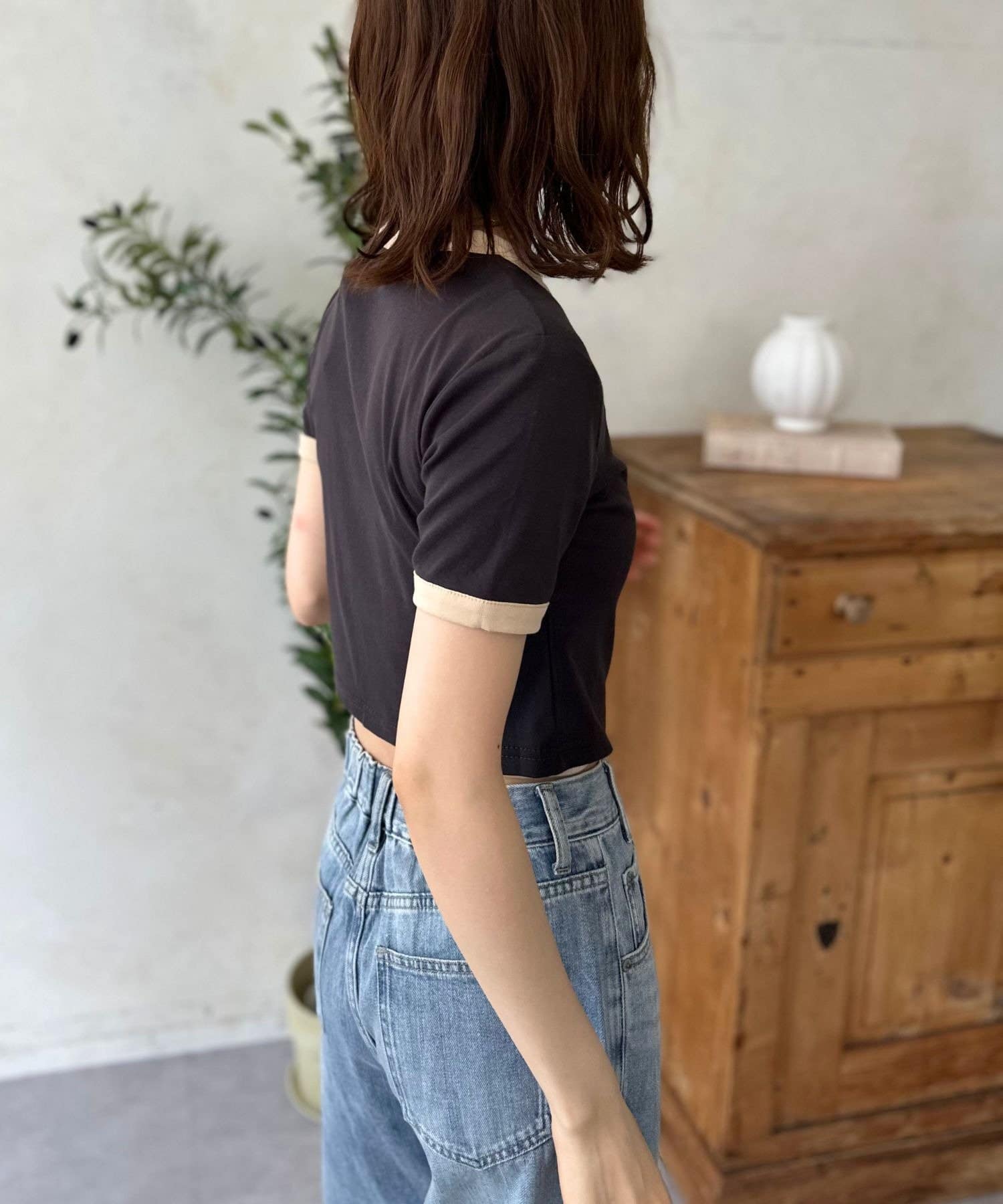 LOCUST(ローカスト) 刺繍リンガーT