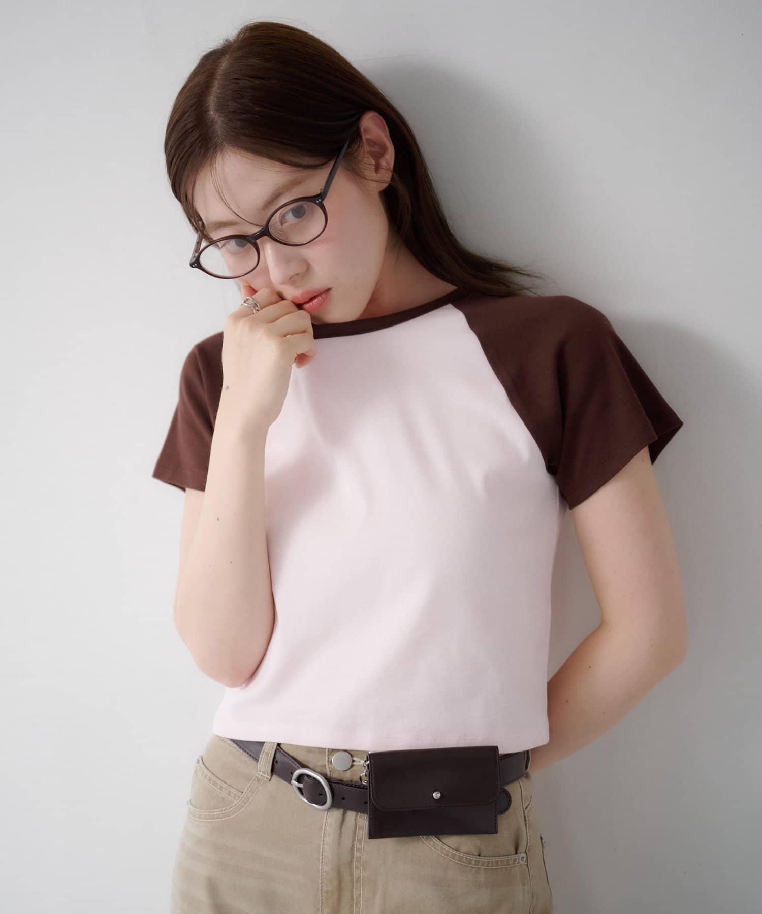 Kastane(カスタネ) 【6.13(土)0:00販売開始/ECオーダー会展示アイテム】ラグランちびTEE