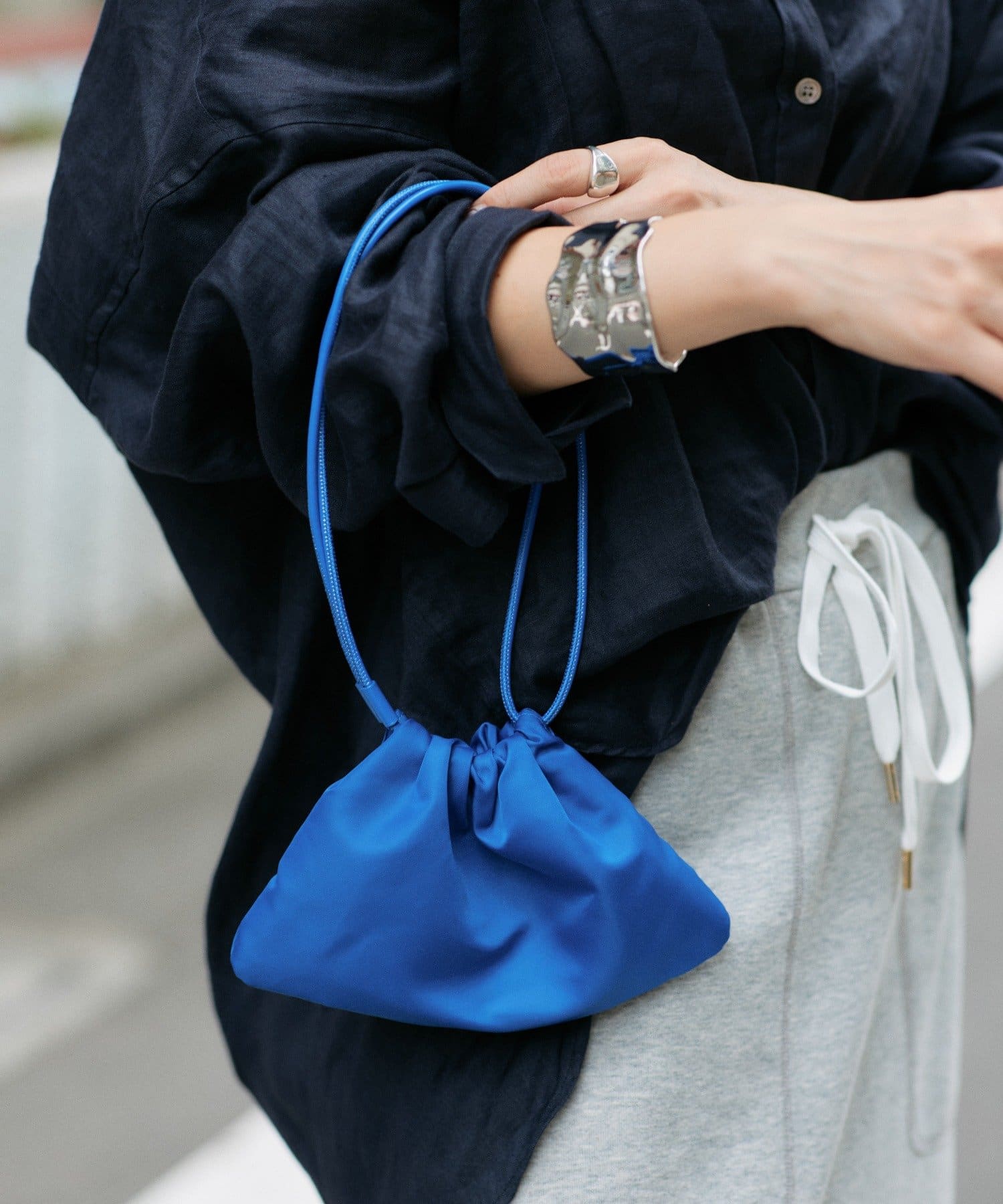 RIVE DROITE(リヴドロワ) 予約【軽やかに持てる】gather mini bag