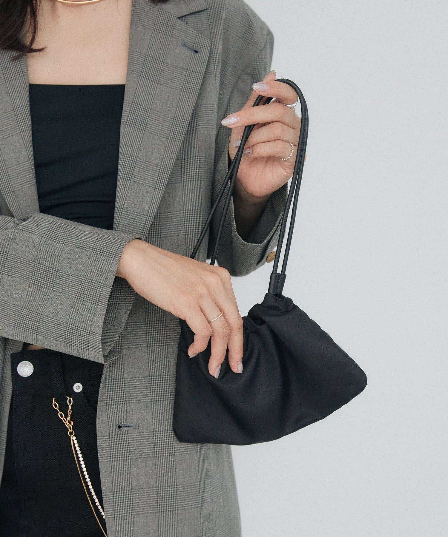 RIVE DROITE(リヴドロワ) 予約【軽やかに持てる】gather mini bag