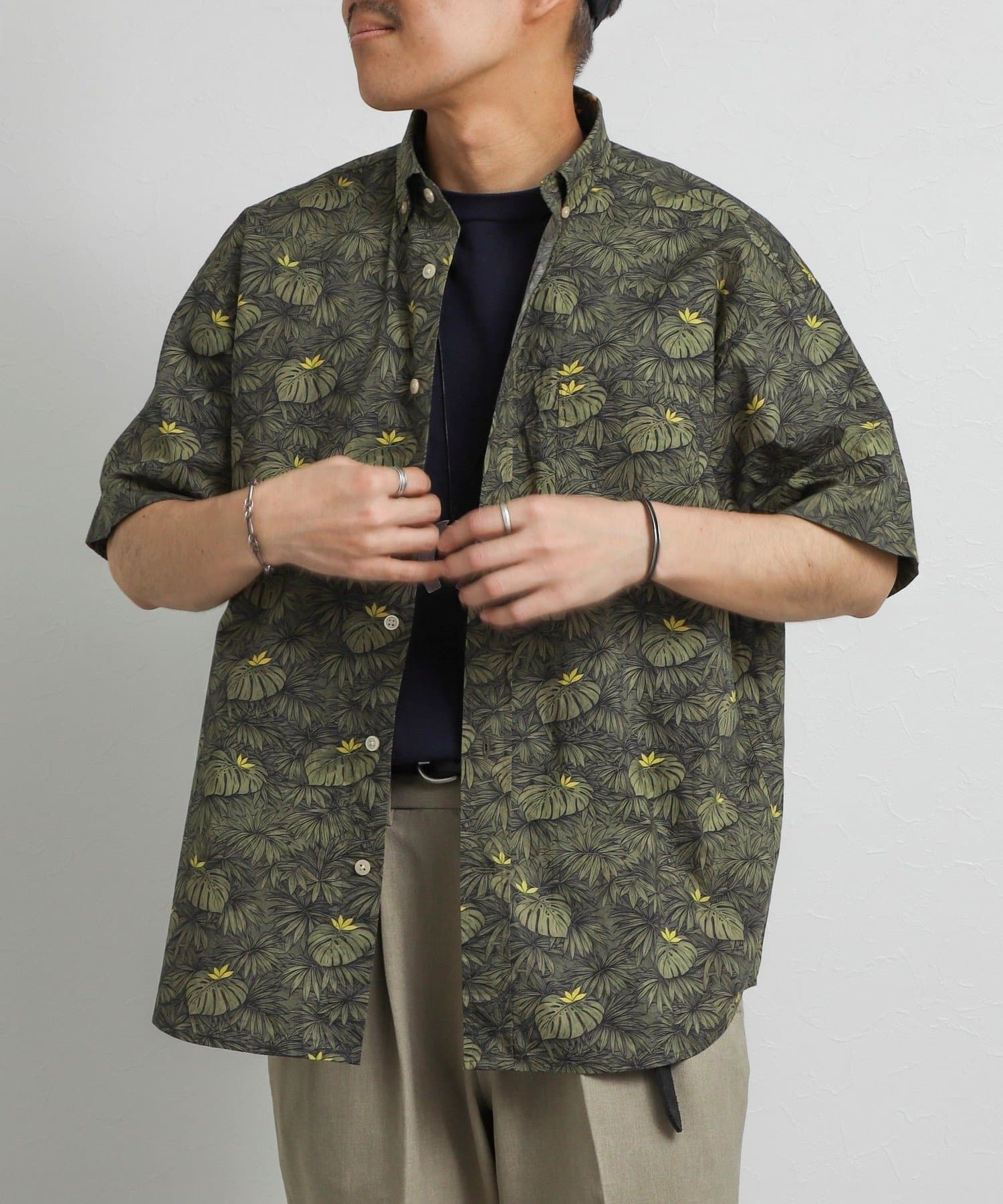 NOLLEY'S(ノーリーズ) 総柄BDシャツ 26SS
