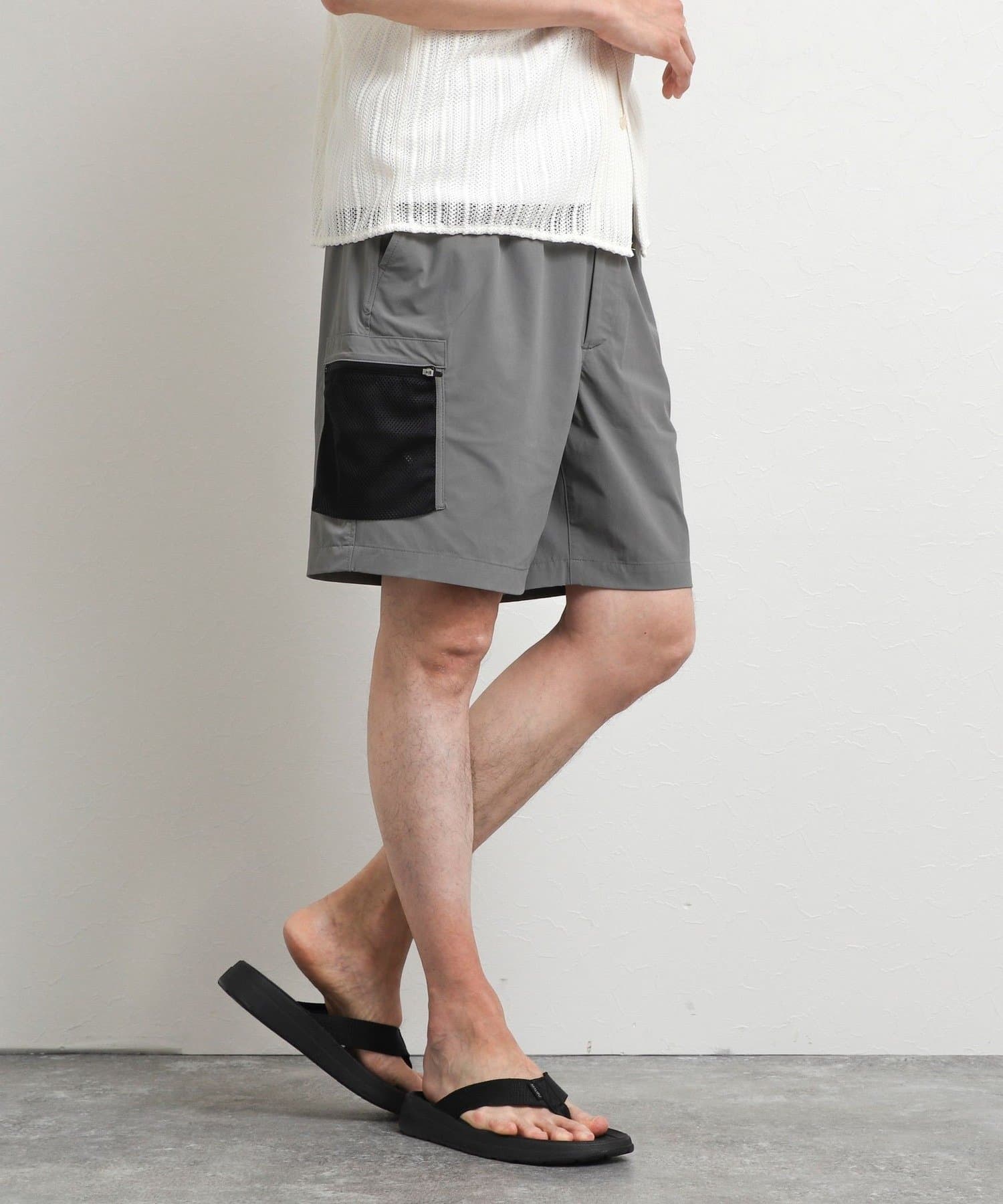 NOLLEY'S(ノーリーズ) 撥水メッシュカーゴショートパンツ 26SS