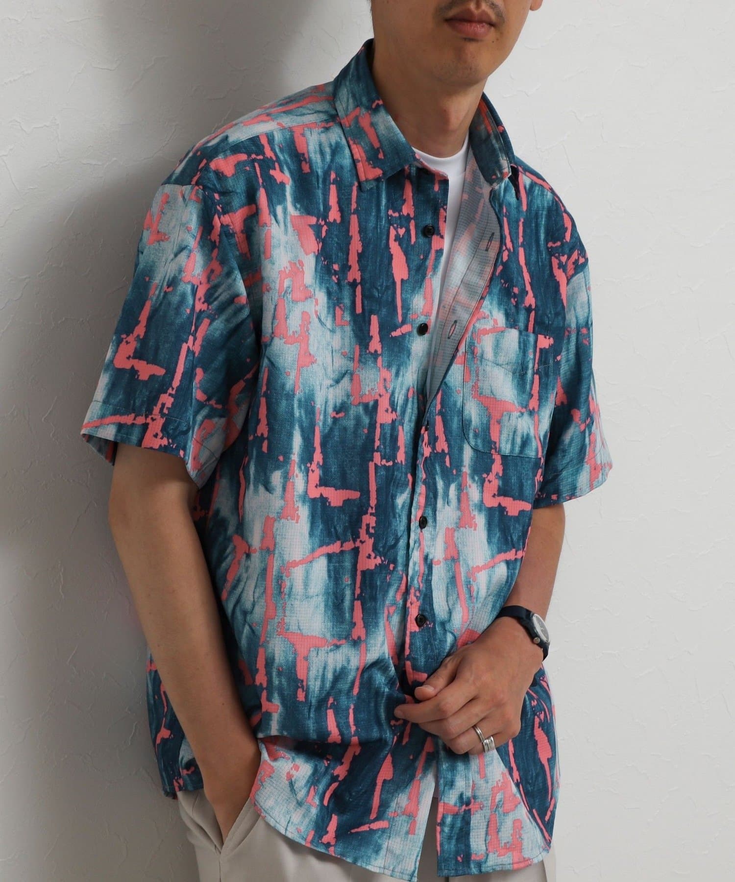 NOLLEY'S(ノーリーズ) Dot Air 総柄レギュラーシャツ 26SS