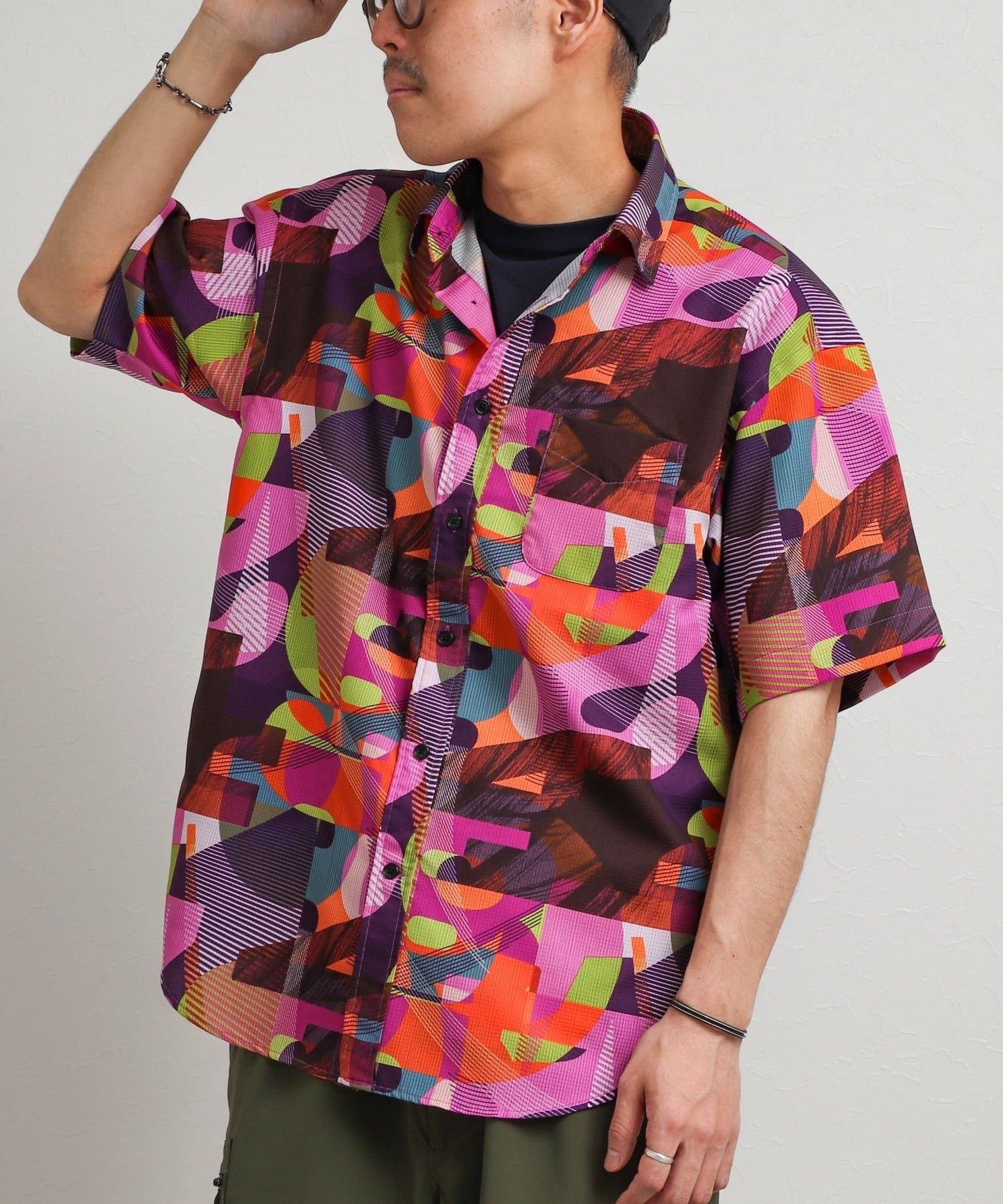 NOLLEY'S(ノーリーズ) Dot Air 総柄レギュラーシャツ 26SS